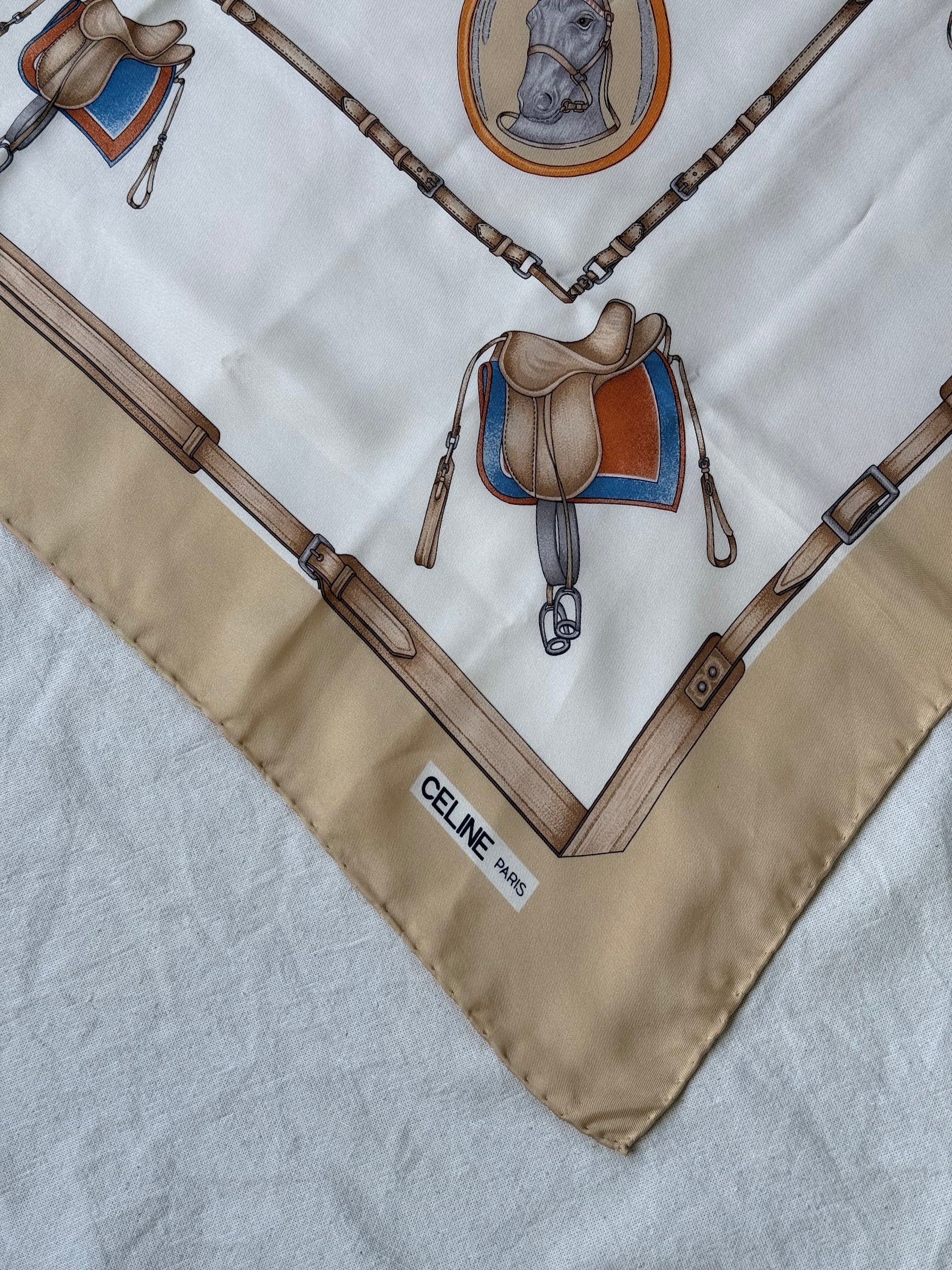 Céline Scarf – Equestrian and Ribbons Theme