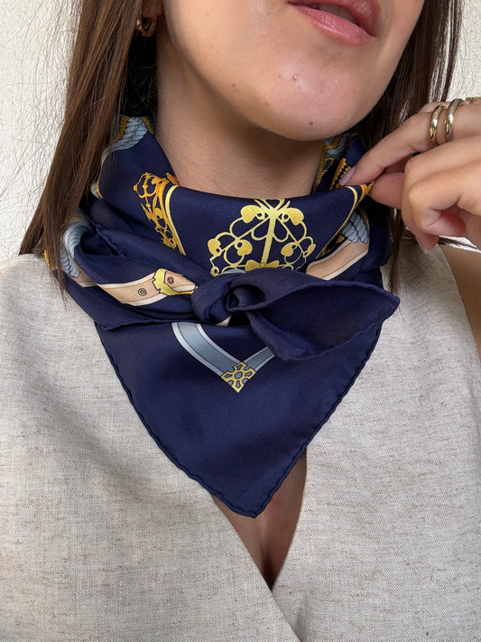 Foulard Hermès – Modèle Les Muserolles
