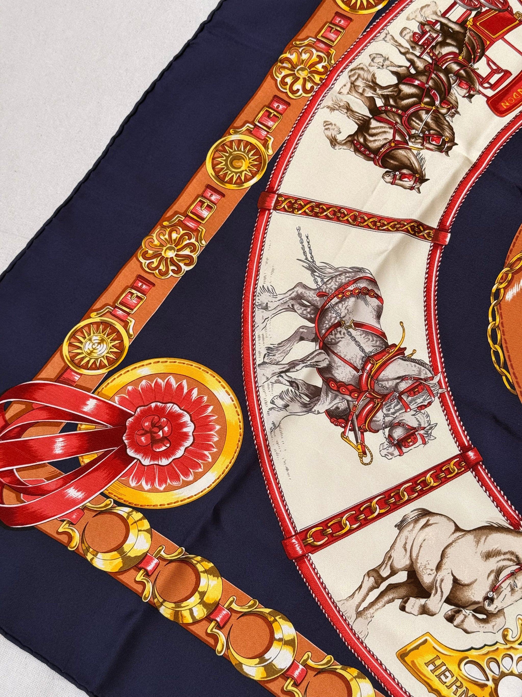 Foulard Hermès – Modèle Chevaux de Trait