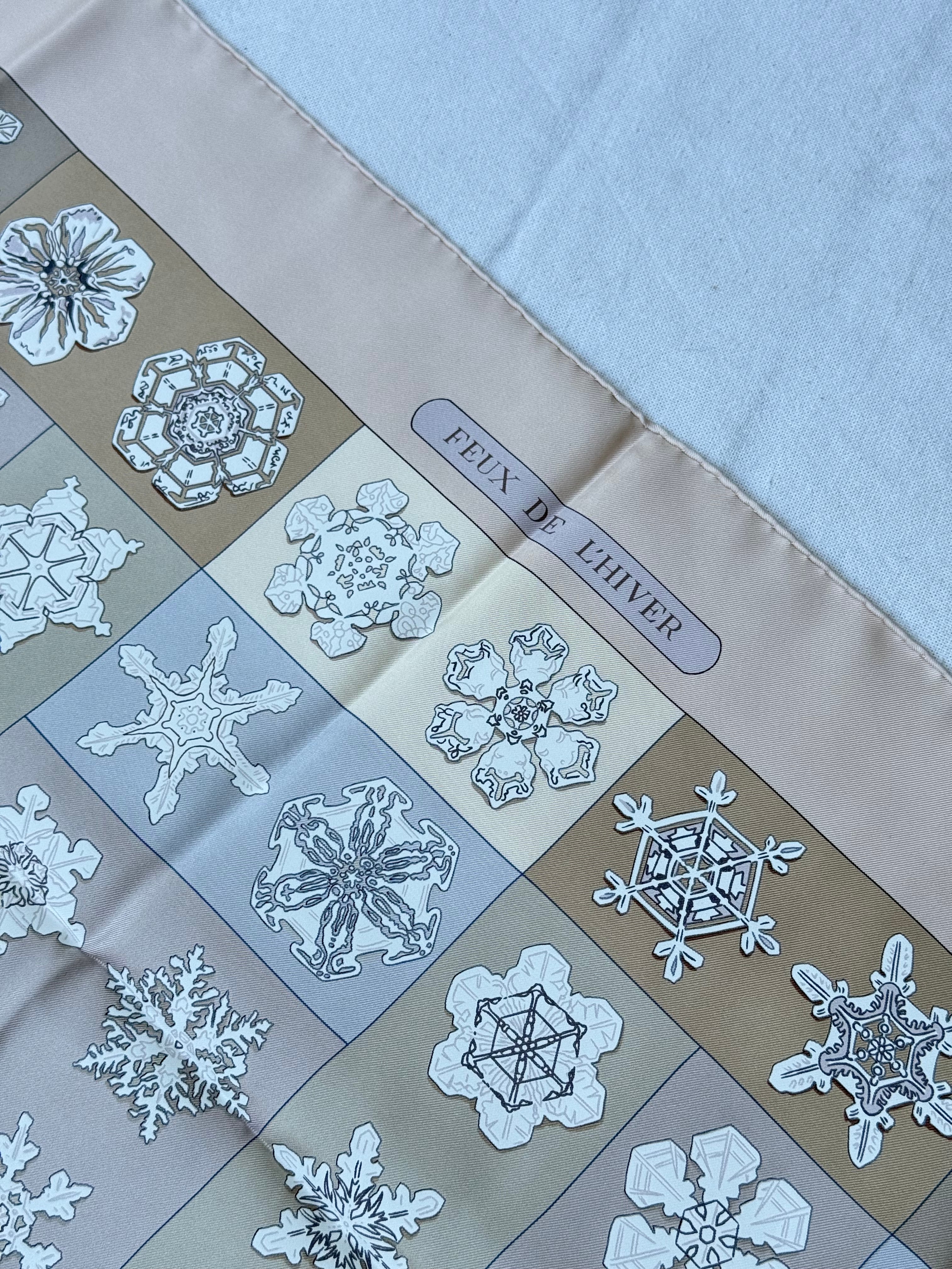 Foulard Hermès - Modèle Feux de l’Hiver