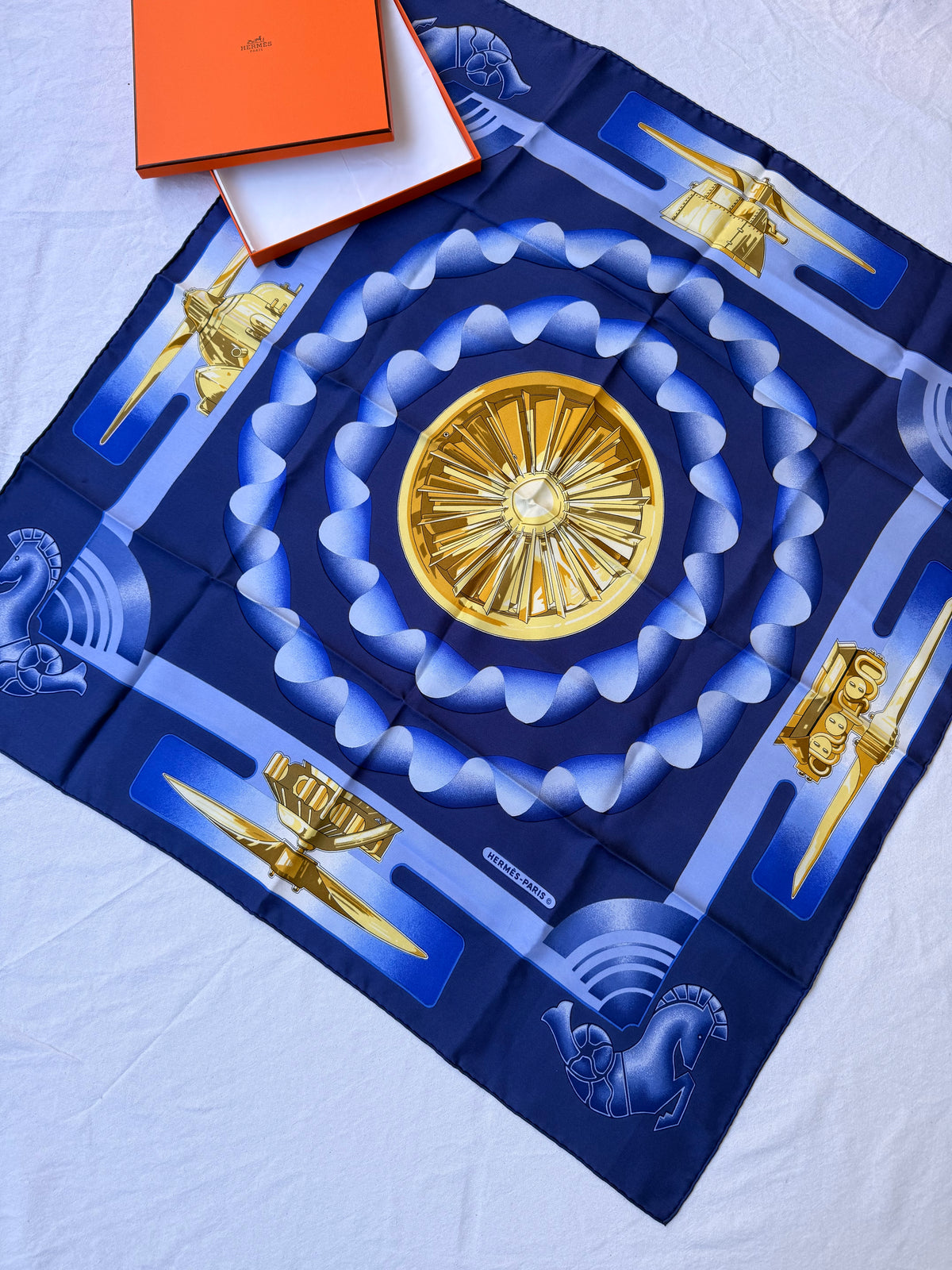 Foulard Hermès – Air France 1962 édition limitée