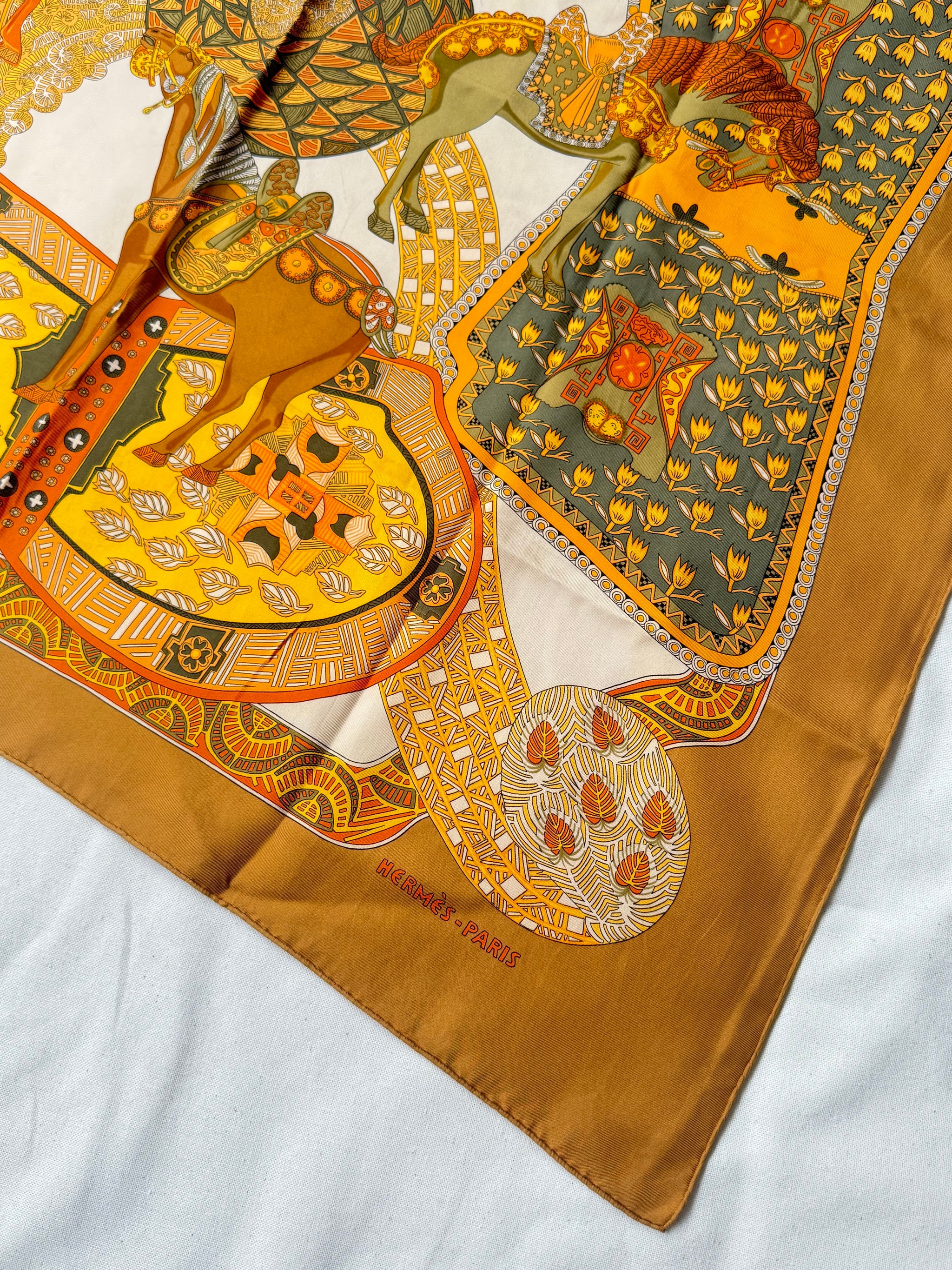 Foulard Hermès – Modèle L'art des steppes