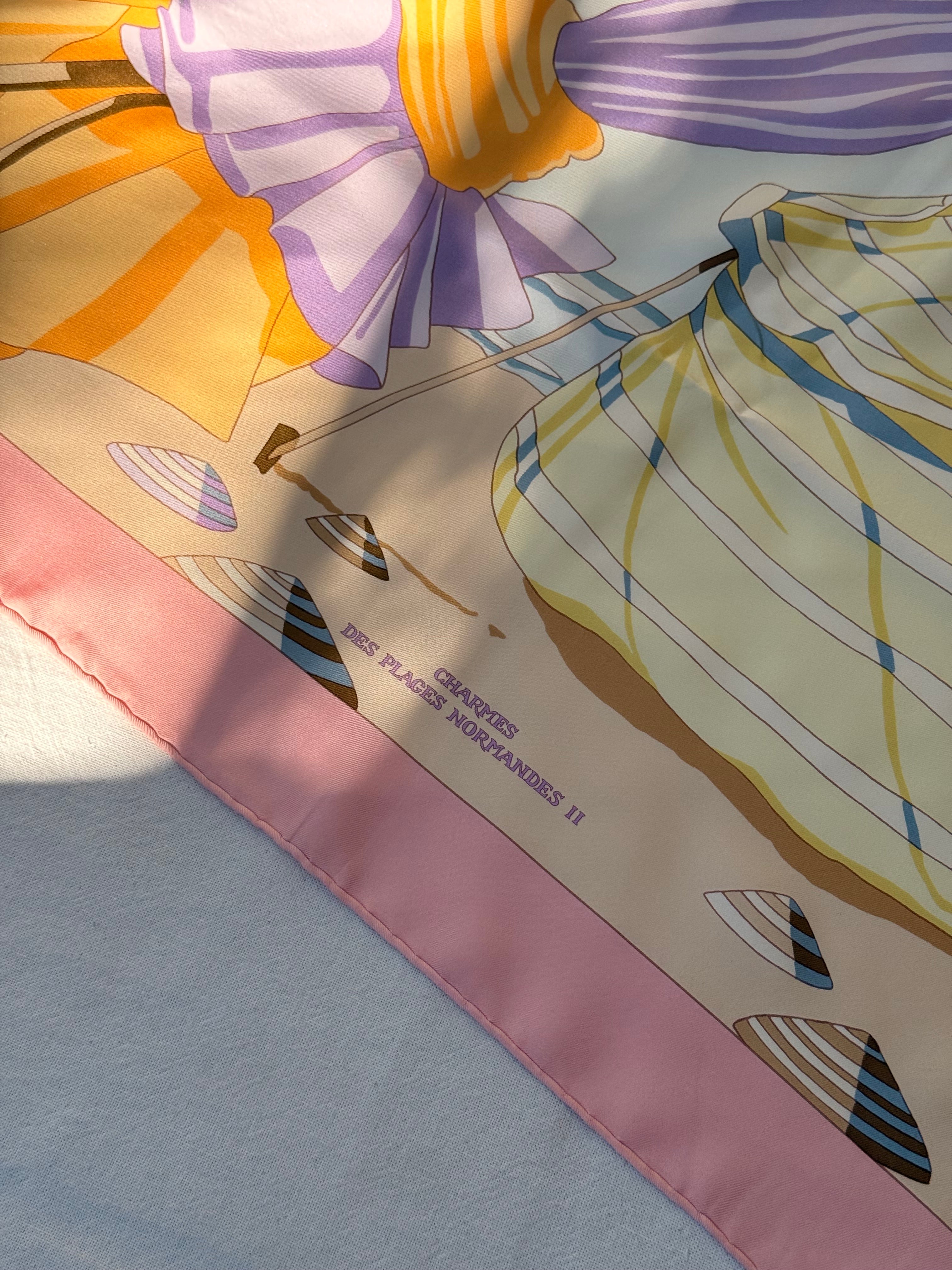 Foulard Hermès – Modèle Charmes des Plages Normandes II