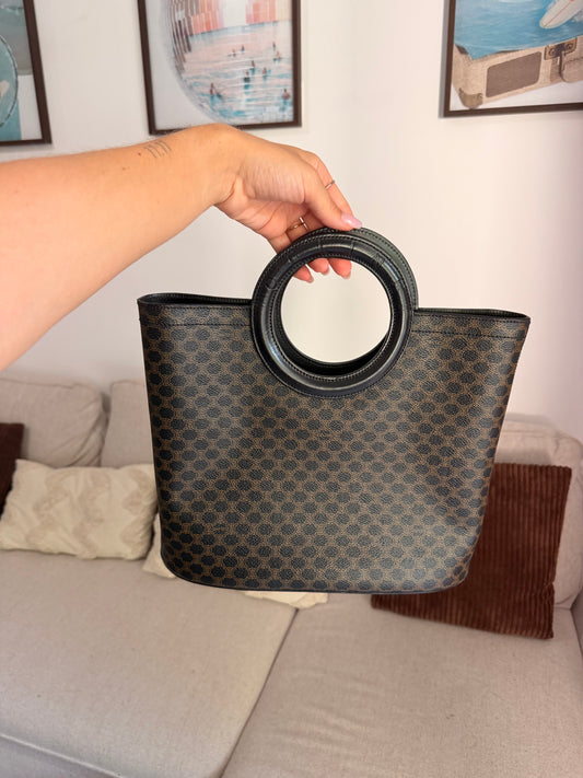 Sac Céline vintage - Shopping toile triomphe