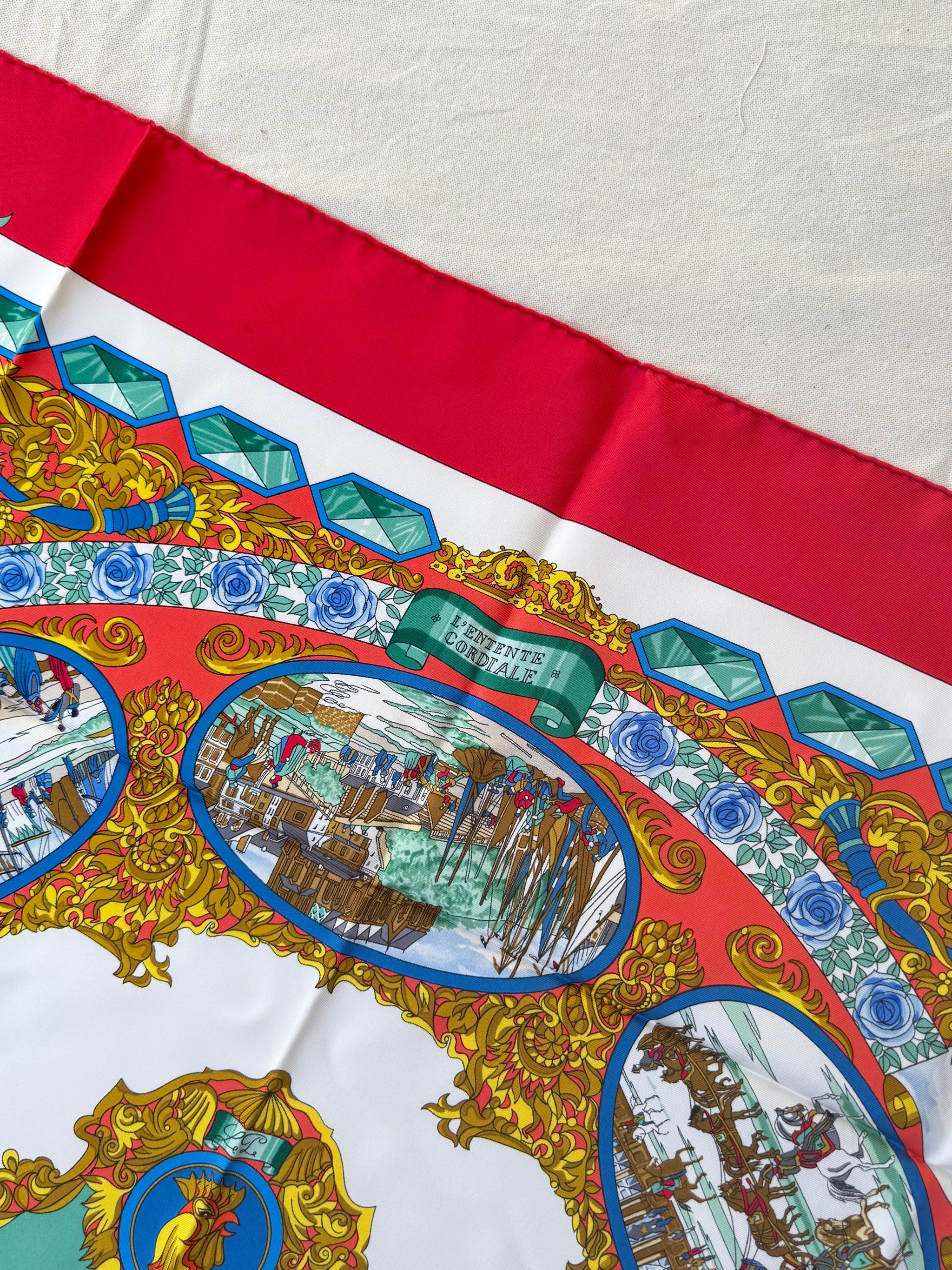 Foulard Hermès – Modèle Entente Cordiale