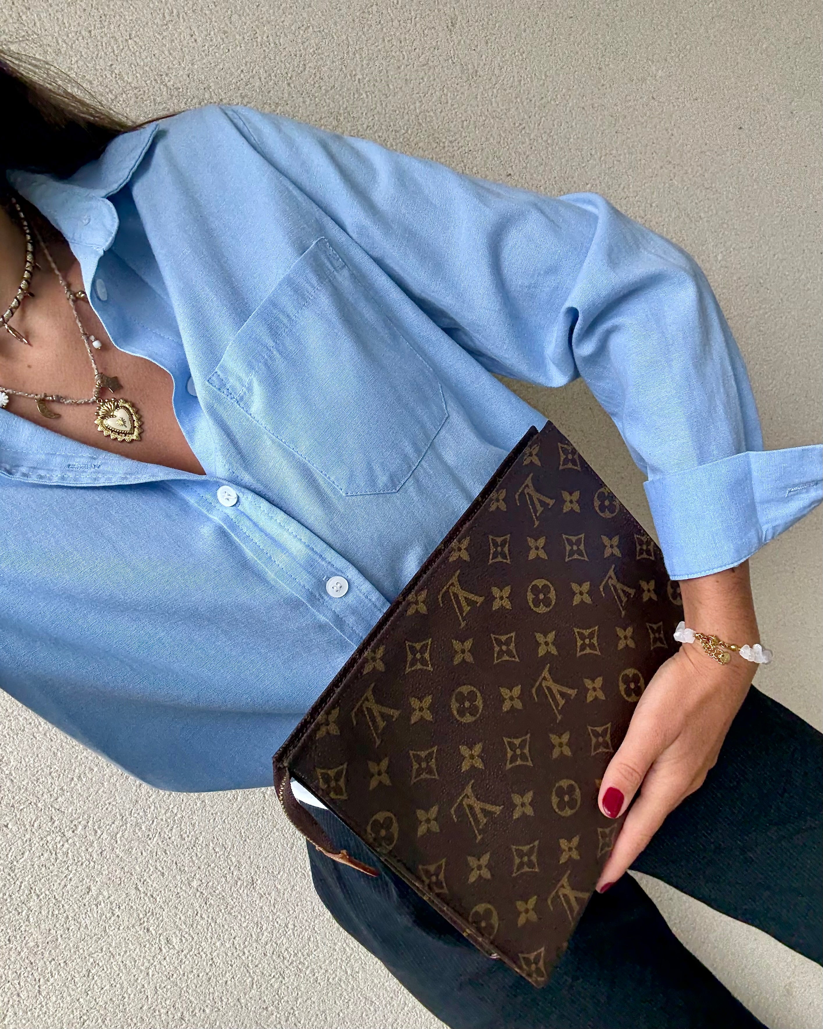 Pochette Louis Vuitton vintage - Toile monogramme