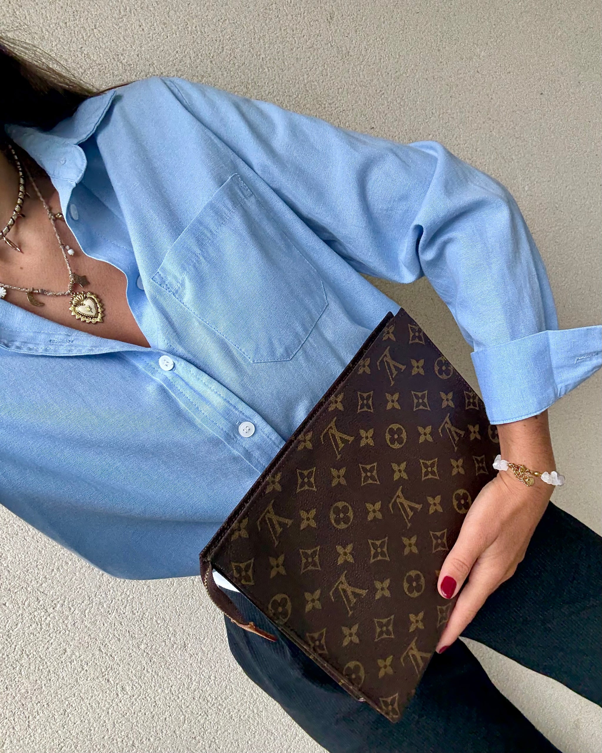 Pochette Louis Vuitton vintage - Toile monogramme