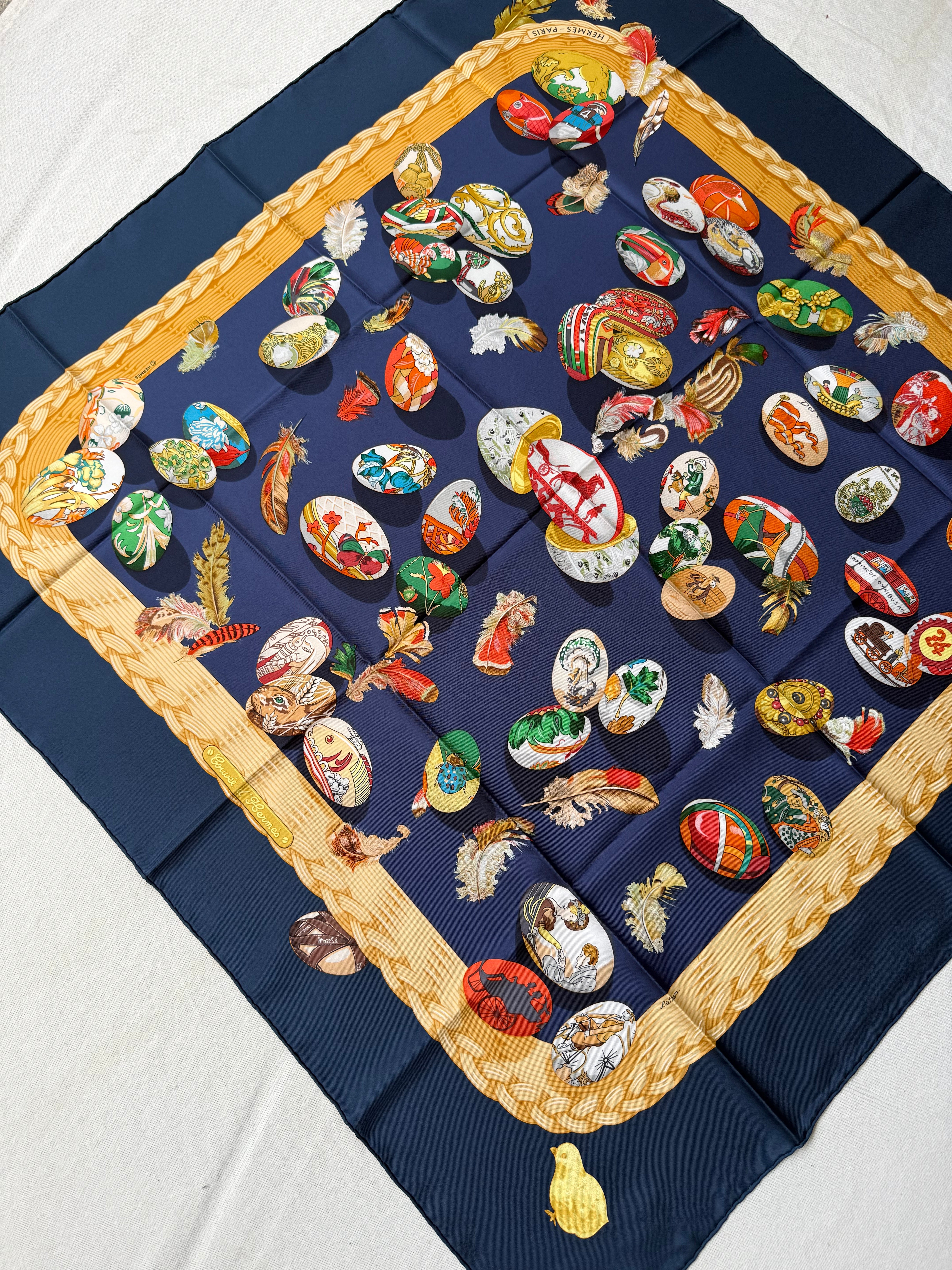 Foulard Hermès – Modèle Couvée d'Hermès