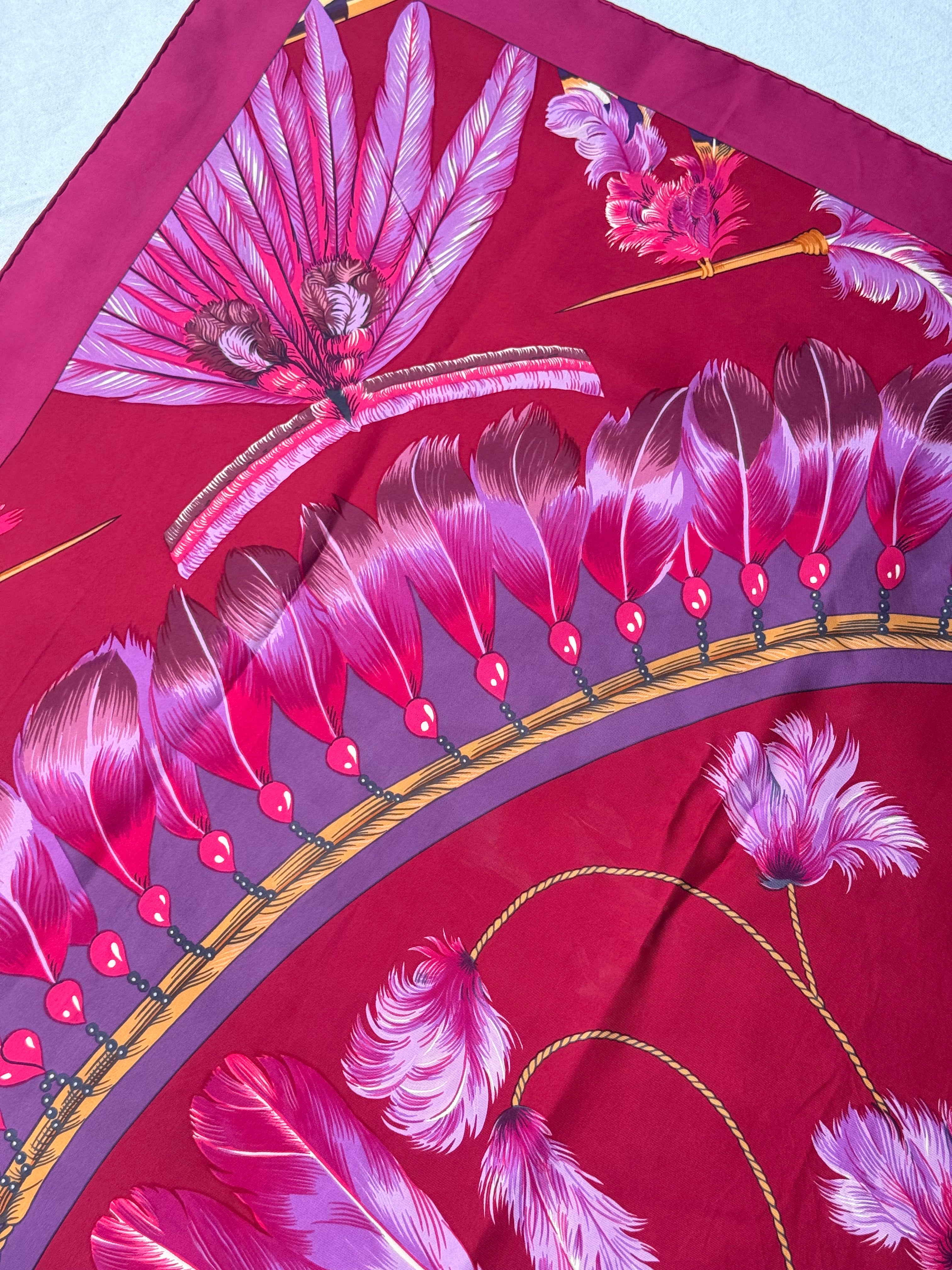 Foulard Hermès – Modèle Brazil (Détail)