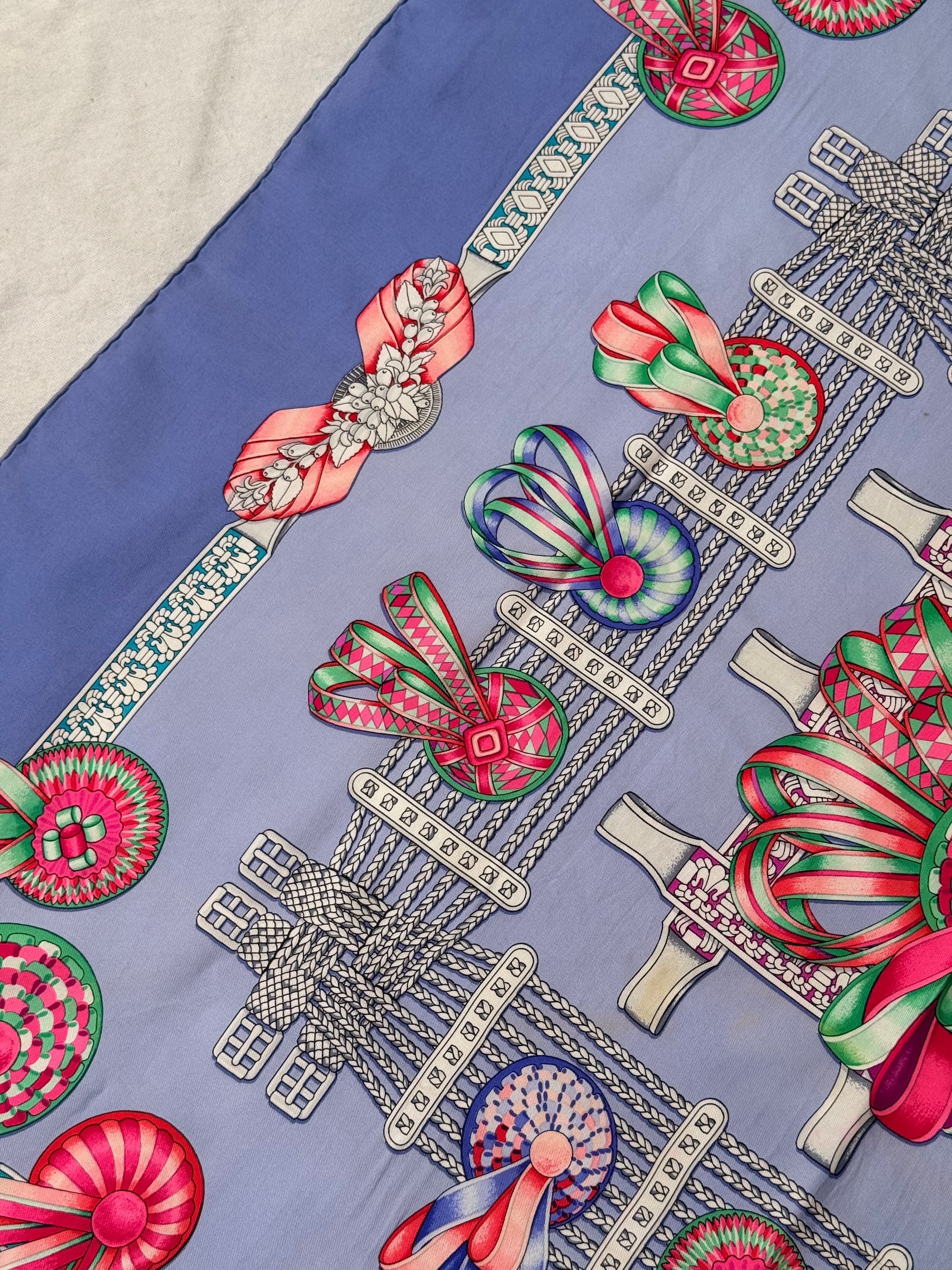 Foulard Hermès – Modèle Les Rubans Du Cheval