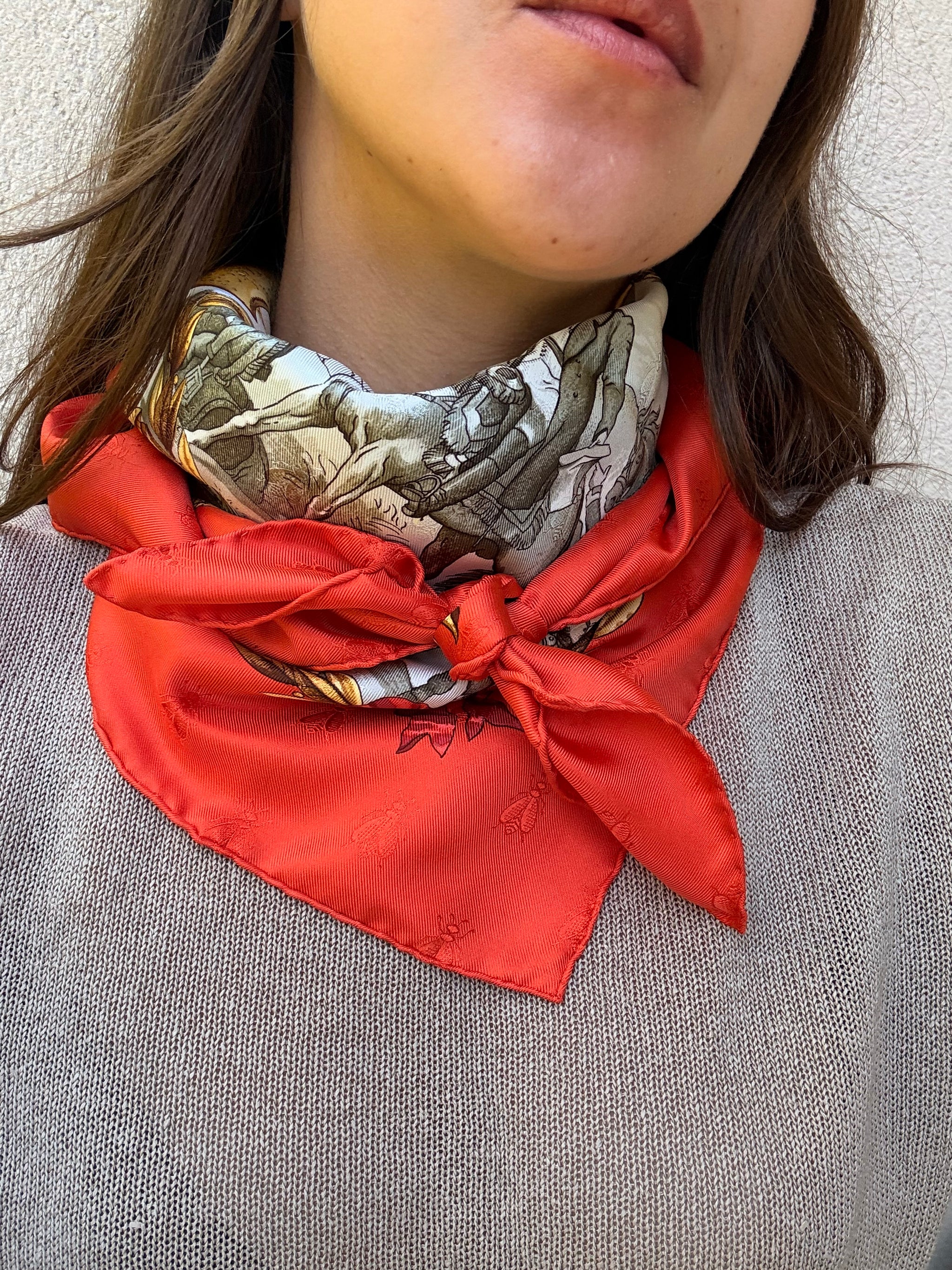 Foulard Hermès – Modèle Napoléon