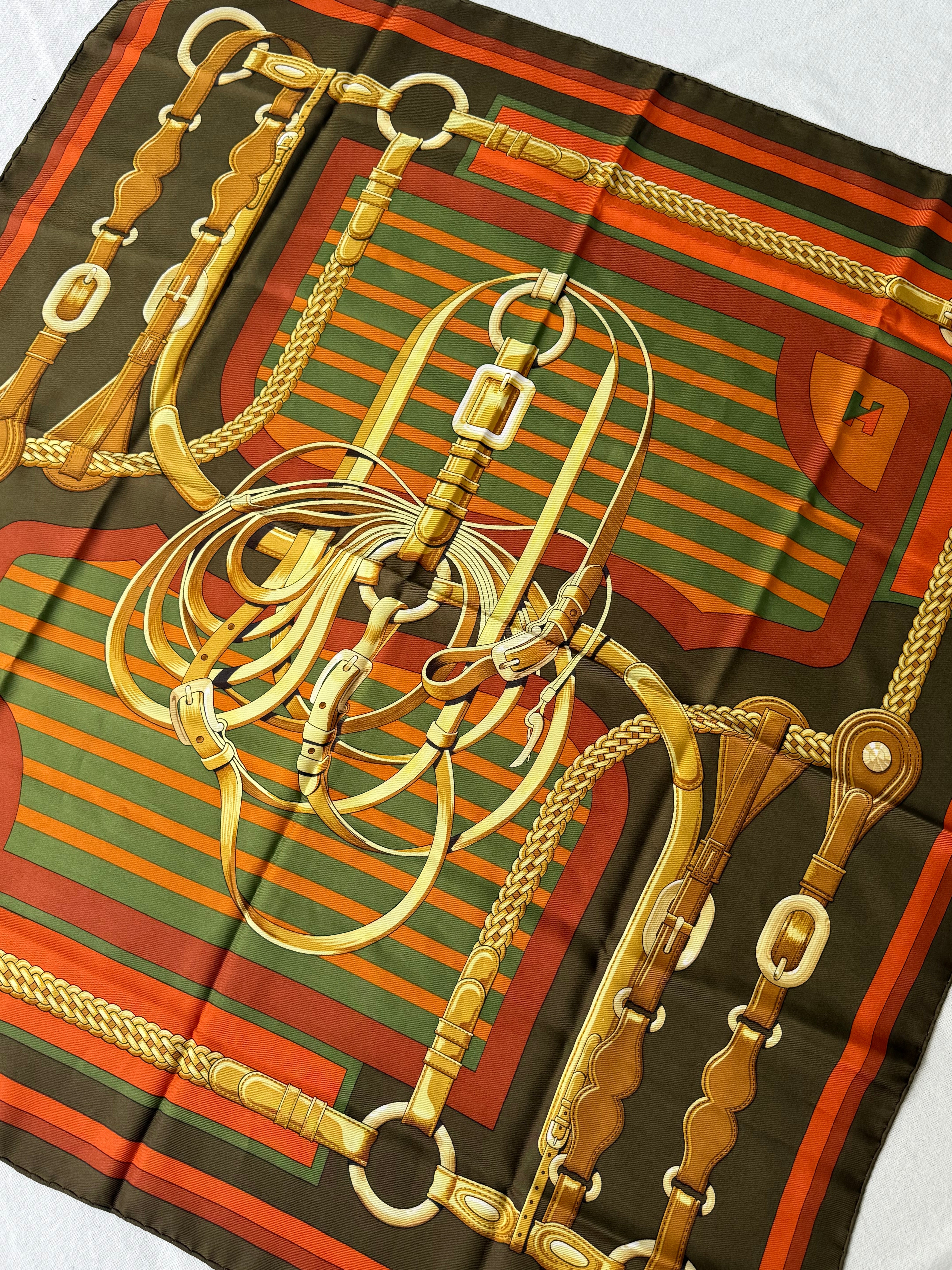 Foulard Hermès – Modèle Coaching