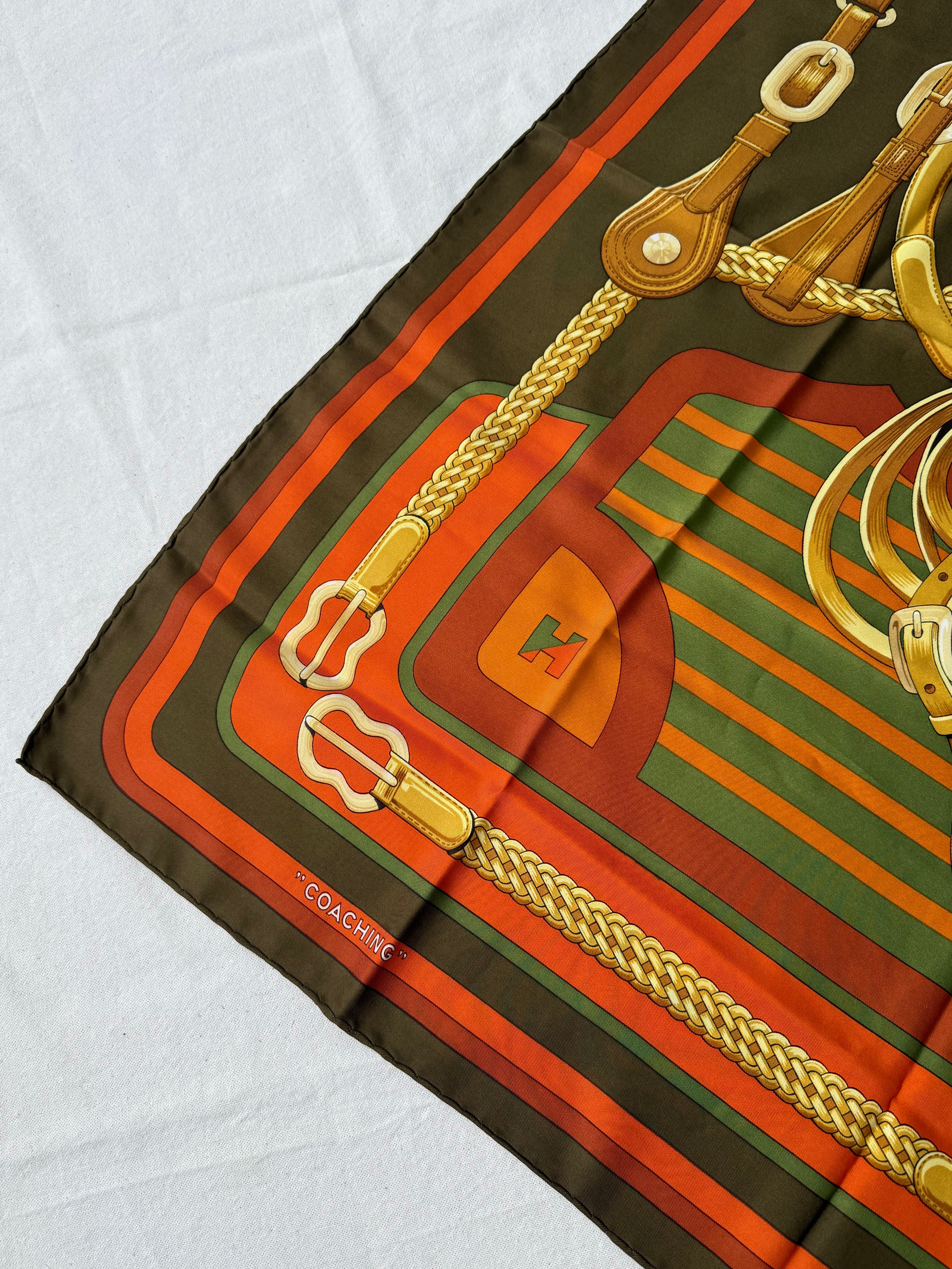 Foulard Hermès – Modèle Coaching