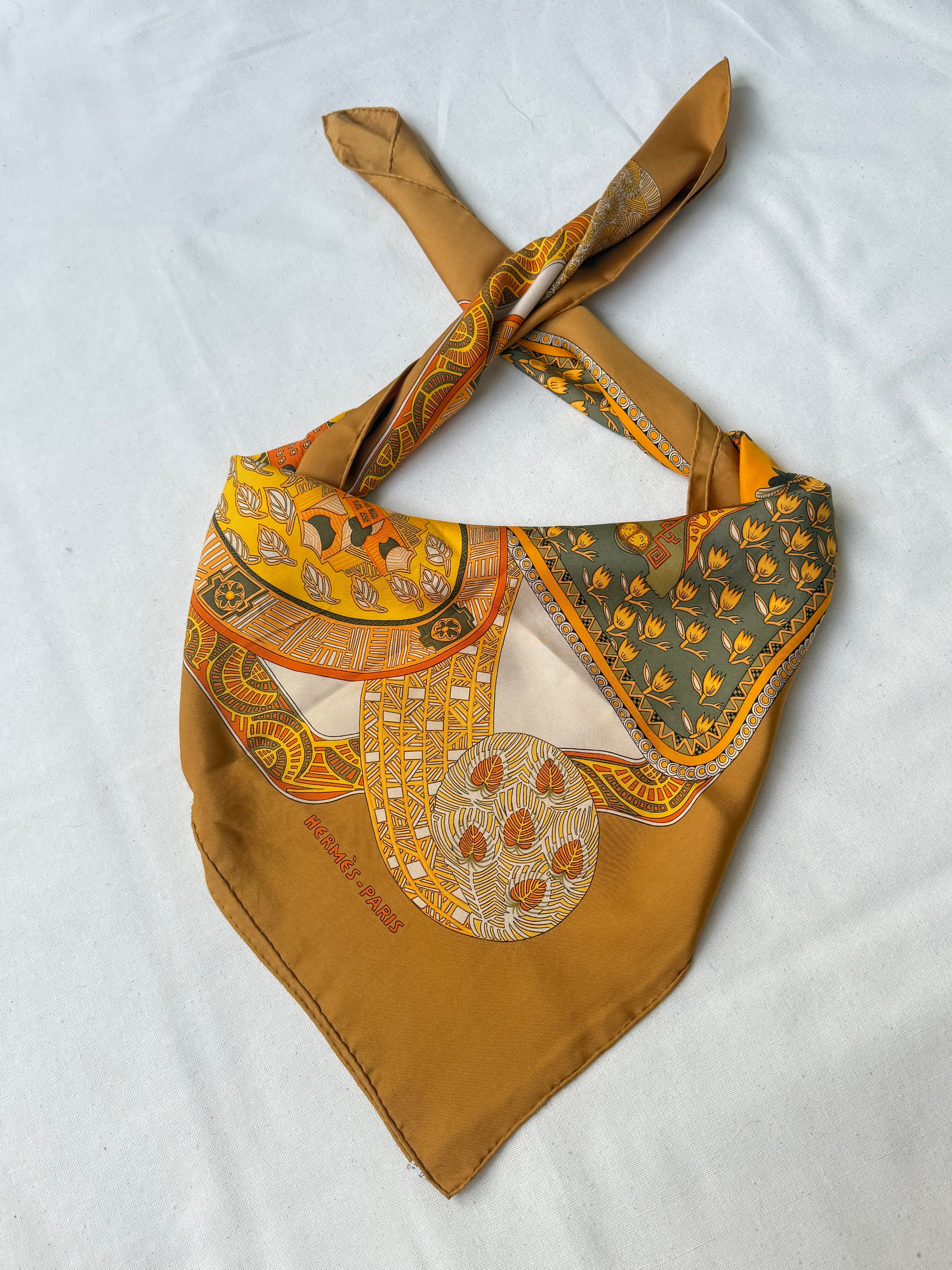 Foulard Hermès – Modèle L'art des steppes