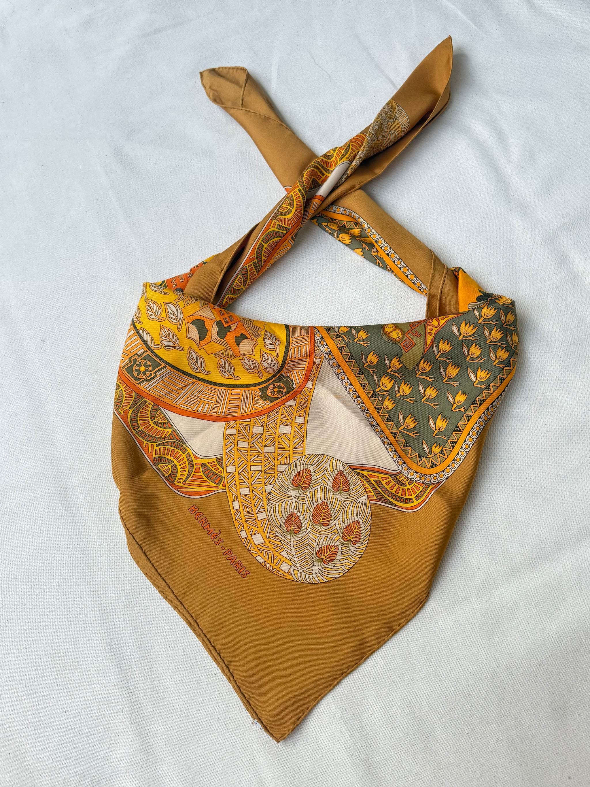 Foulard Hermès – Modèle L'art des steppes