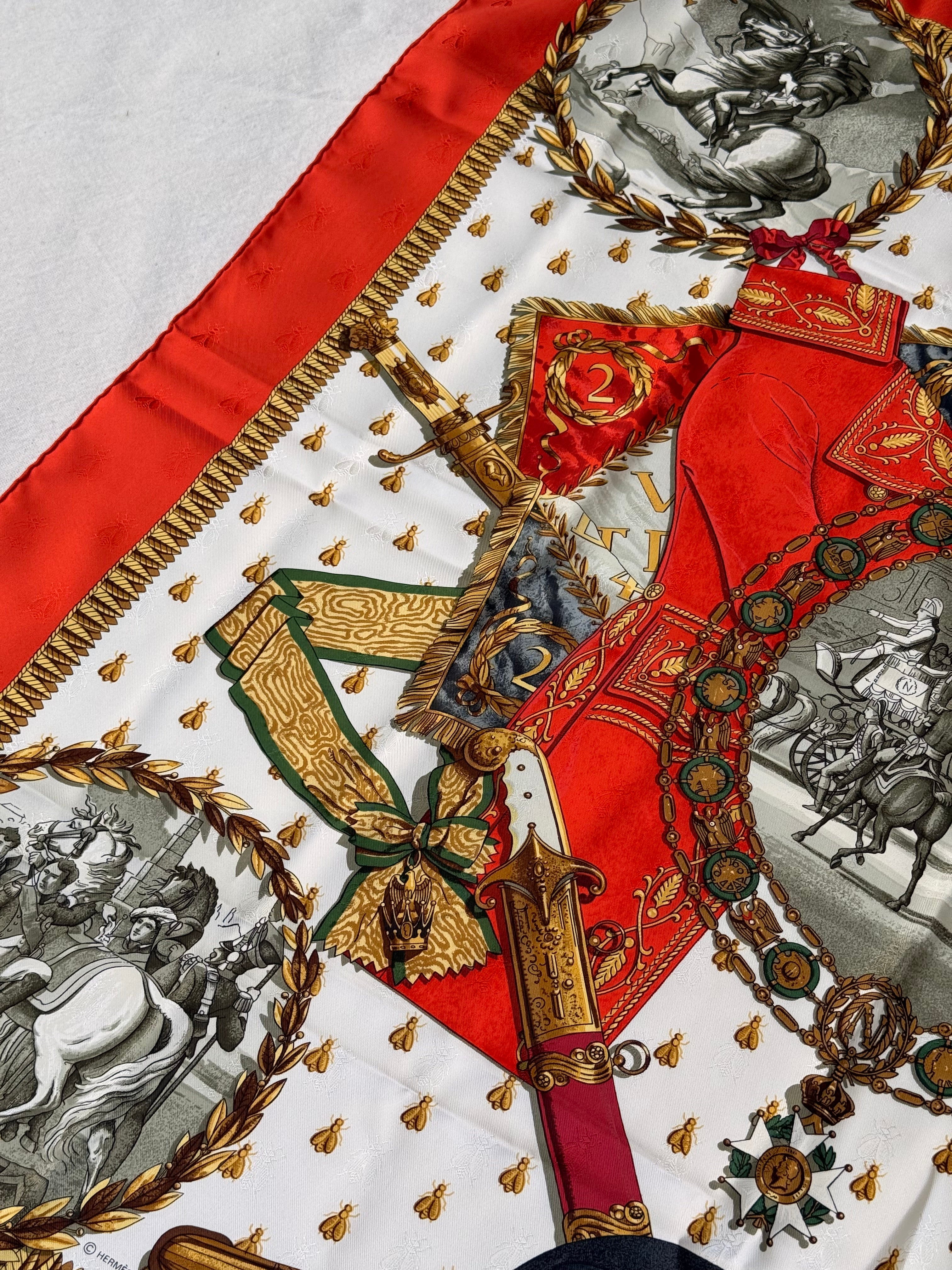 Foulard Hermès – Modèle Napoléon
