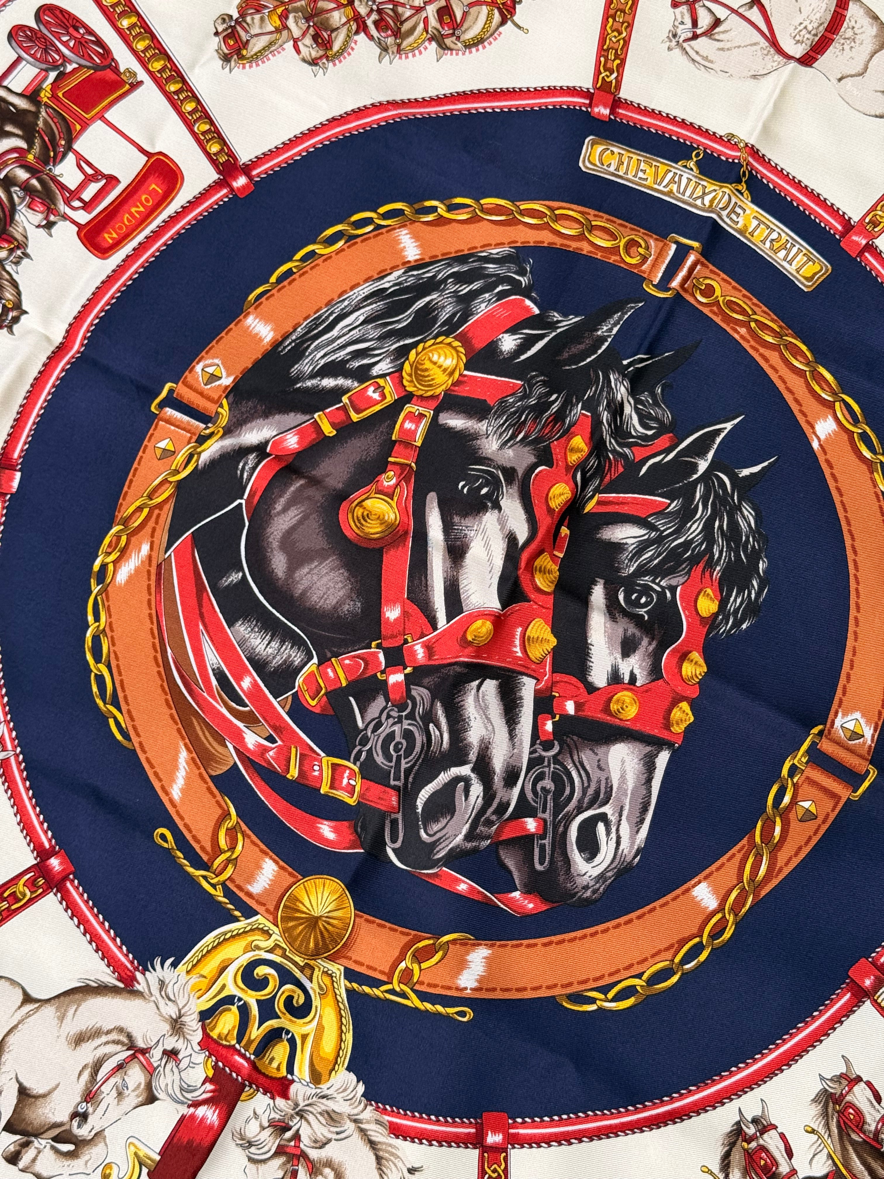 Foulard Hermès – Modèle Chevaux de Trait