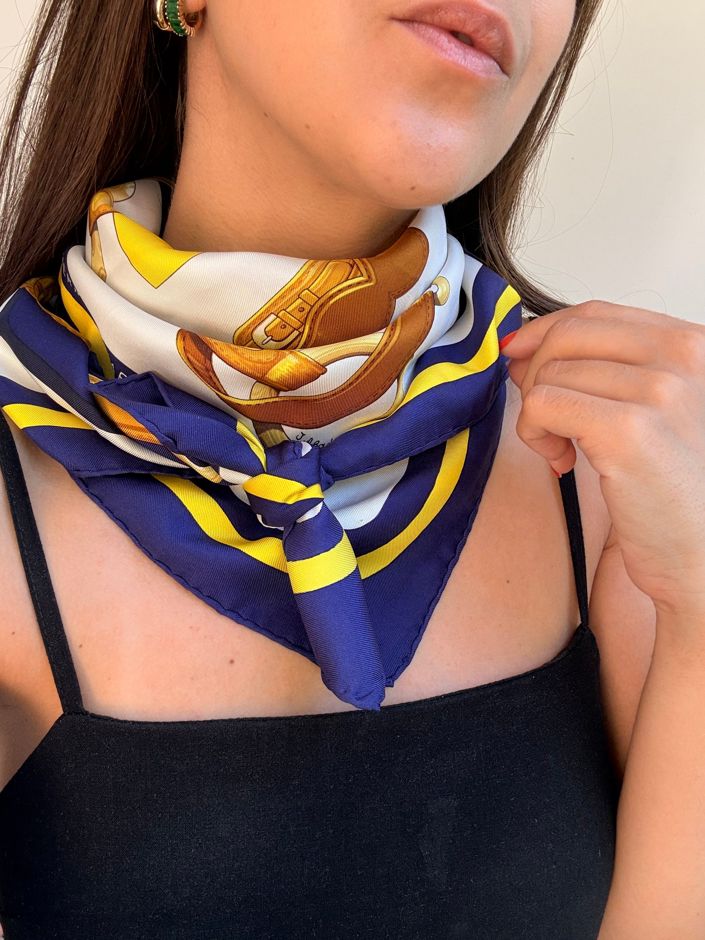 Foulard Hermès – Modèle Coaching