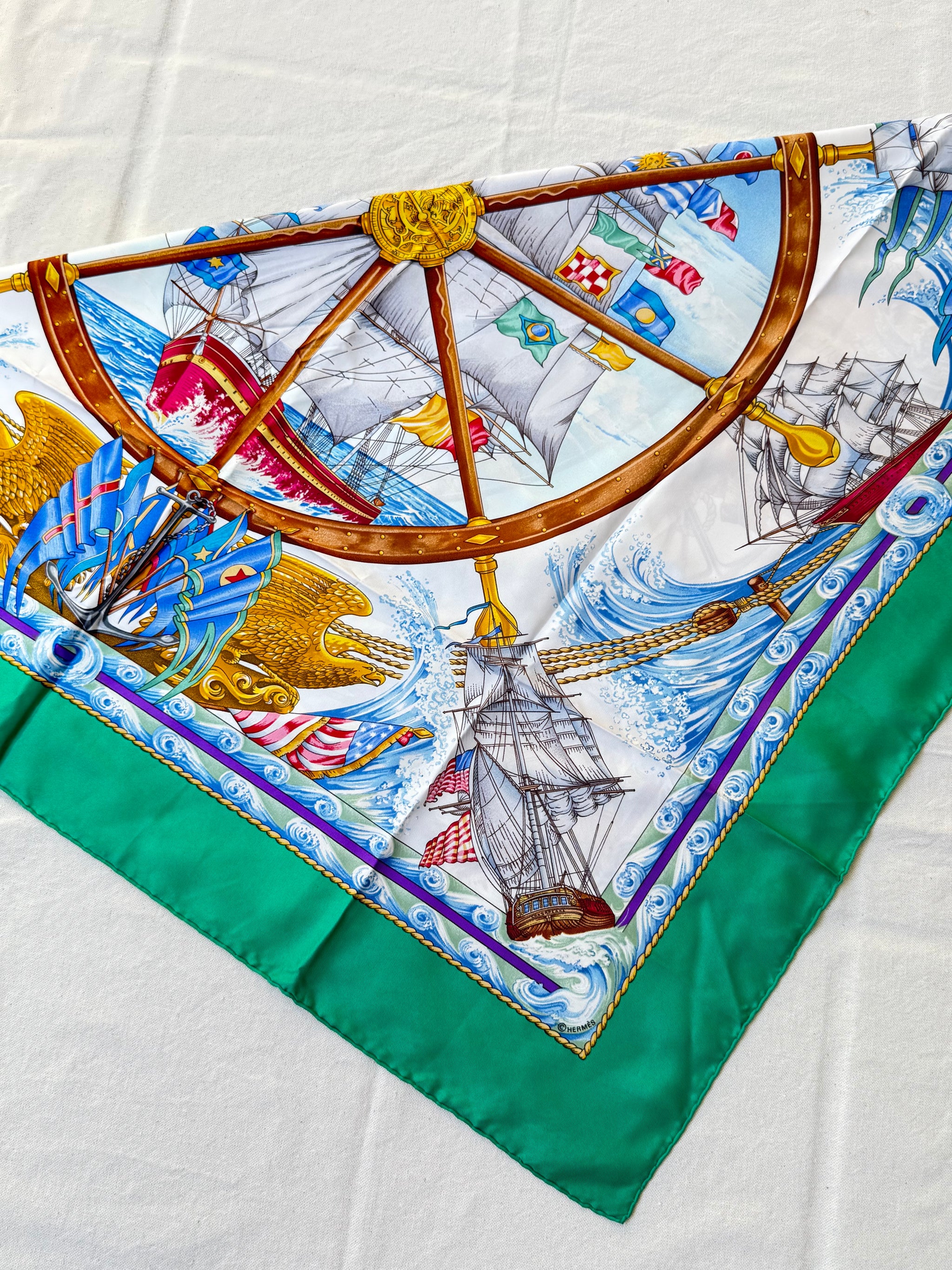 Foulard Hermès – Vive le Vent