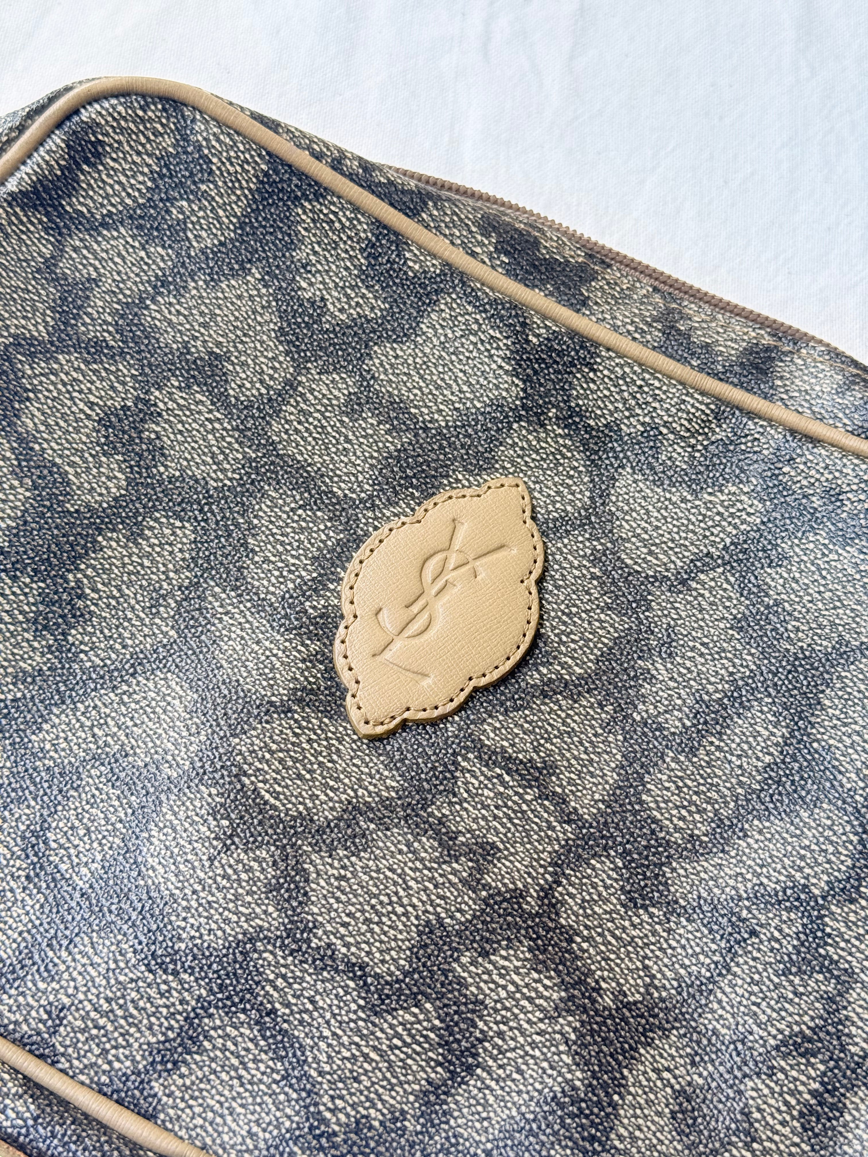 Trousse Yves Saint Laurent vintage - motif animalier