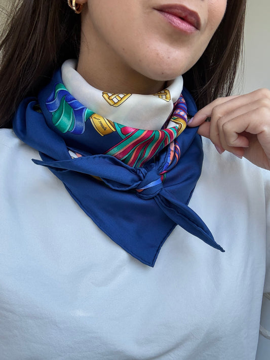 Hermès Scarf – Les Rubans Du Cheval Design