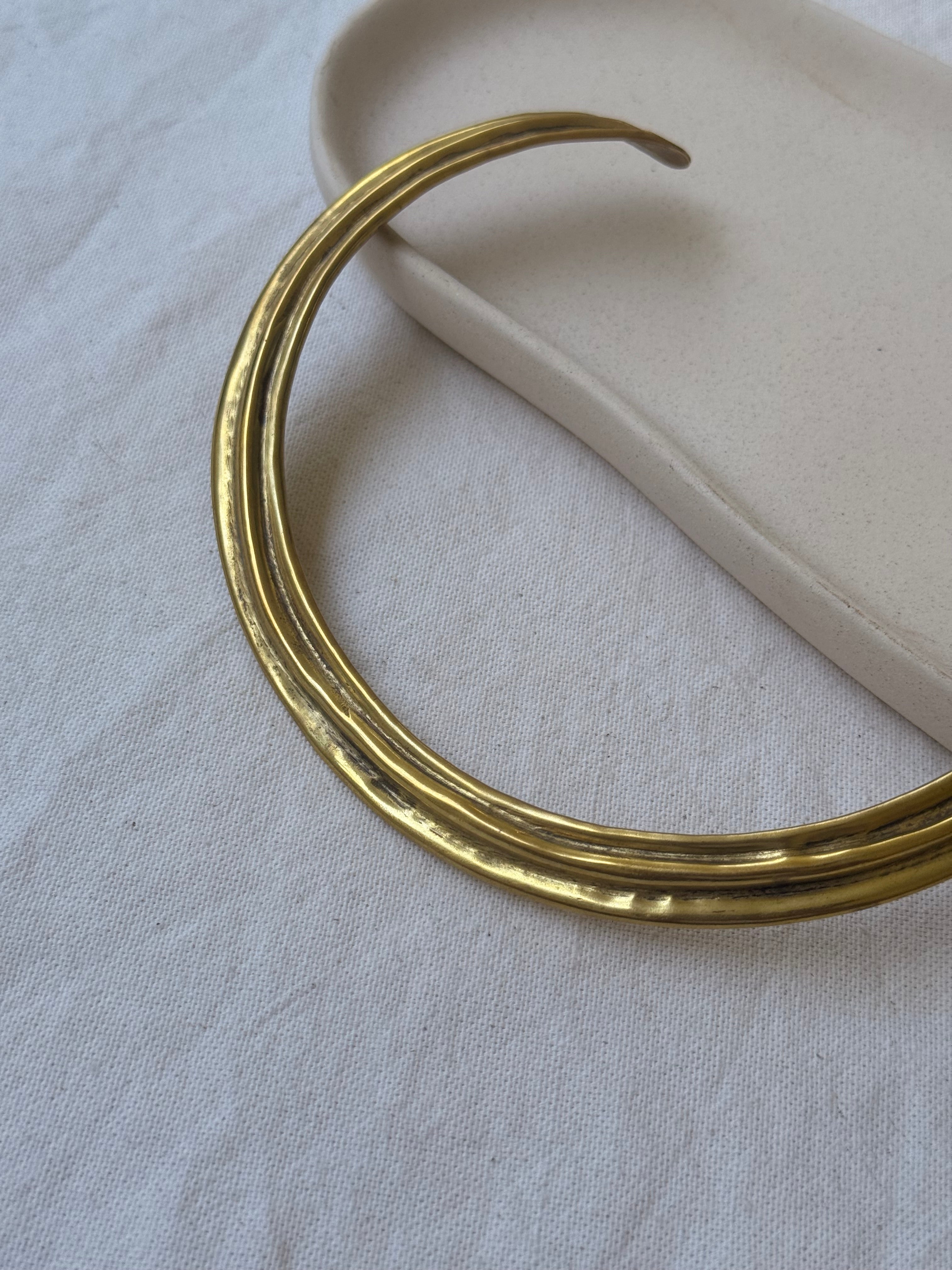 Collier vintage - Torque doré