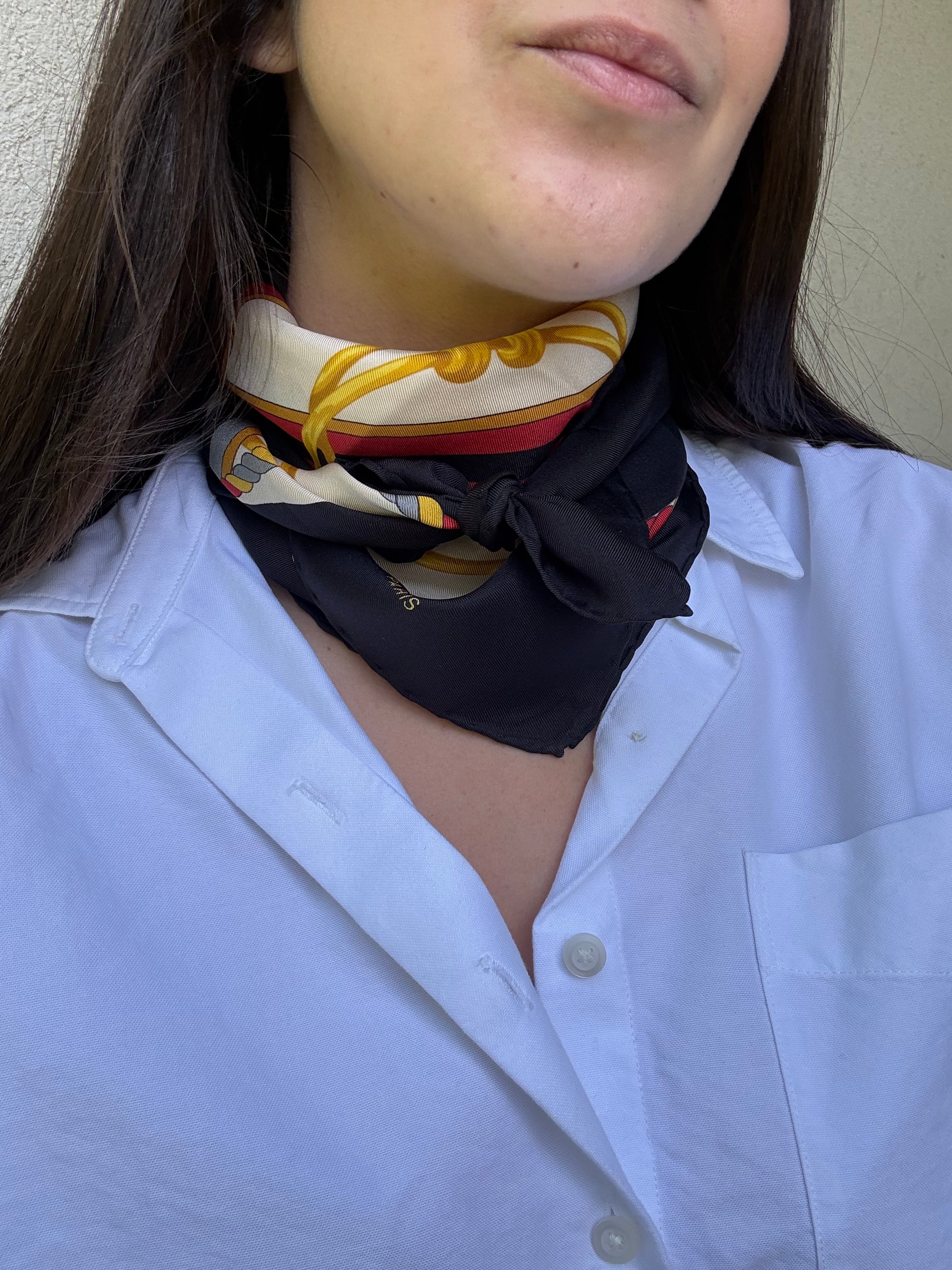 Céline Scarf – Straps and Rings