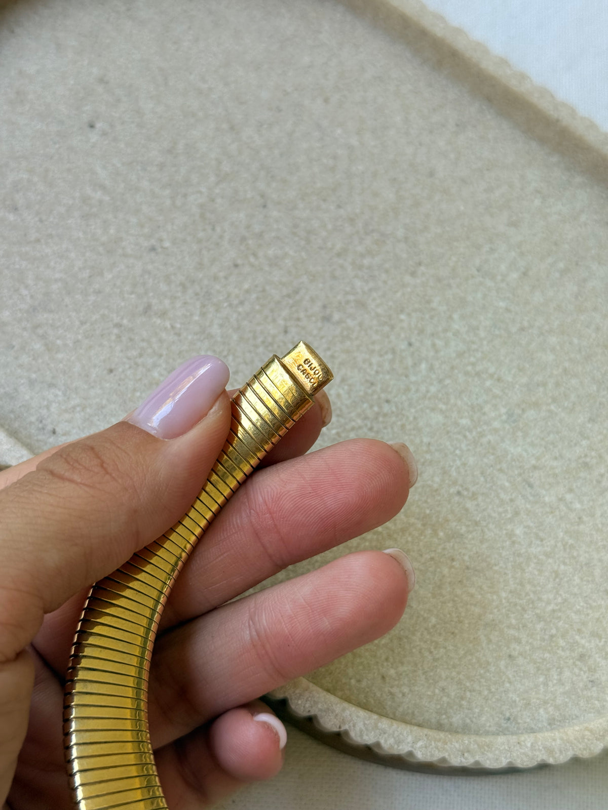 Collier Bijoux Cascio Vintage - Maille tubogas