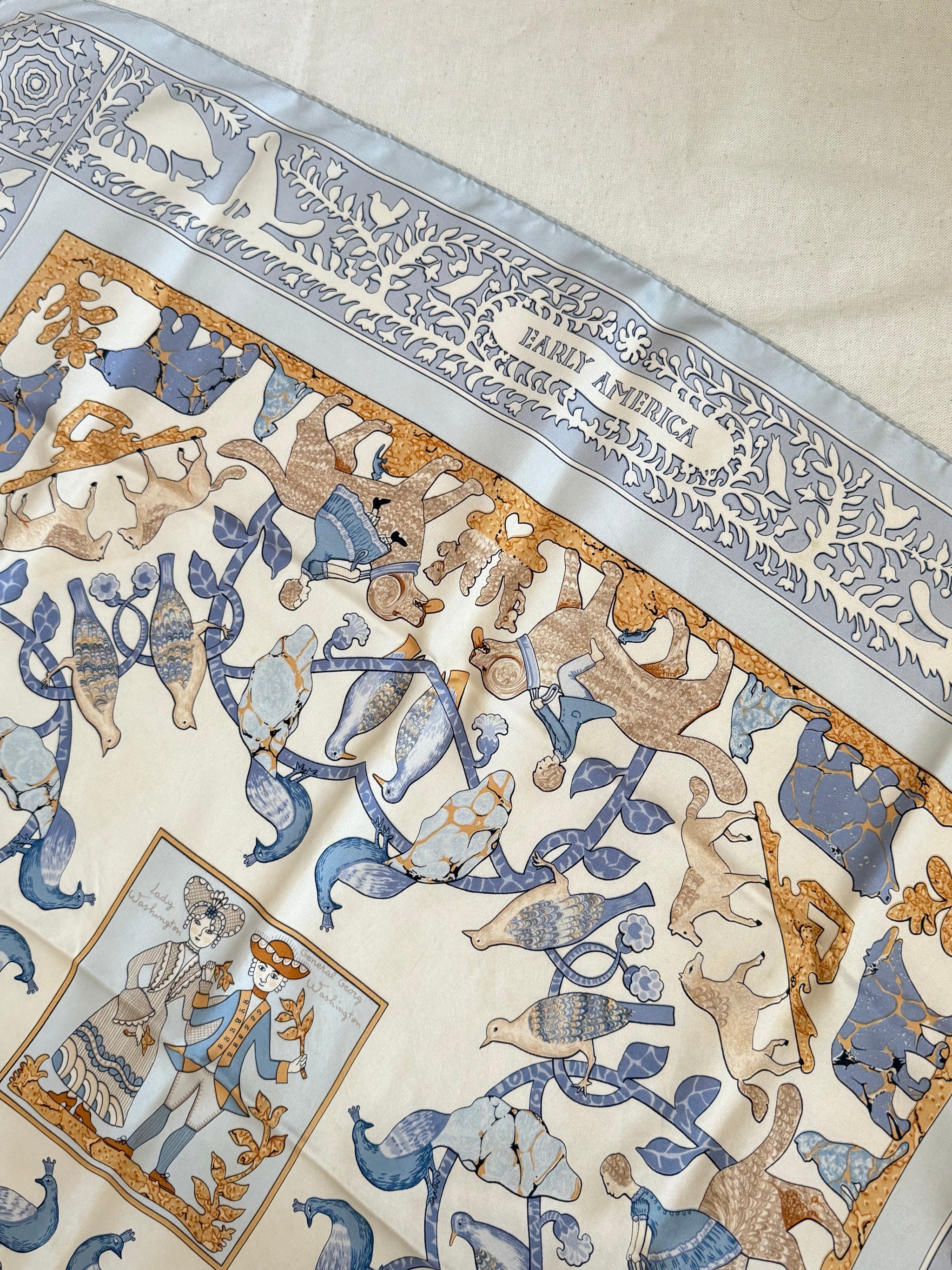 Foulard Hermès – Modèle Early America