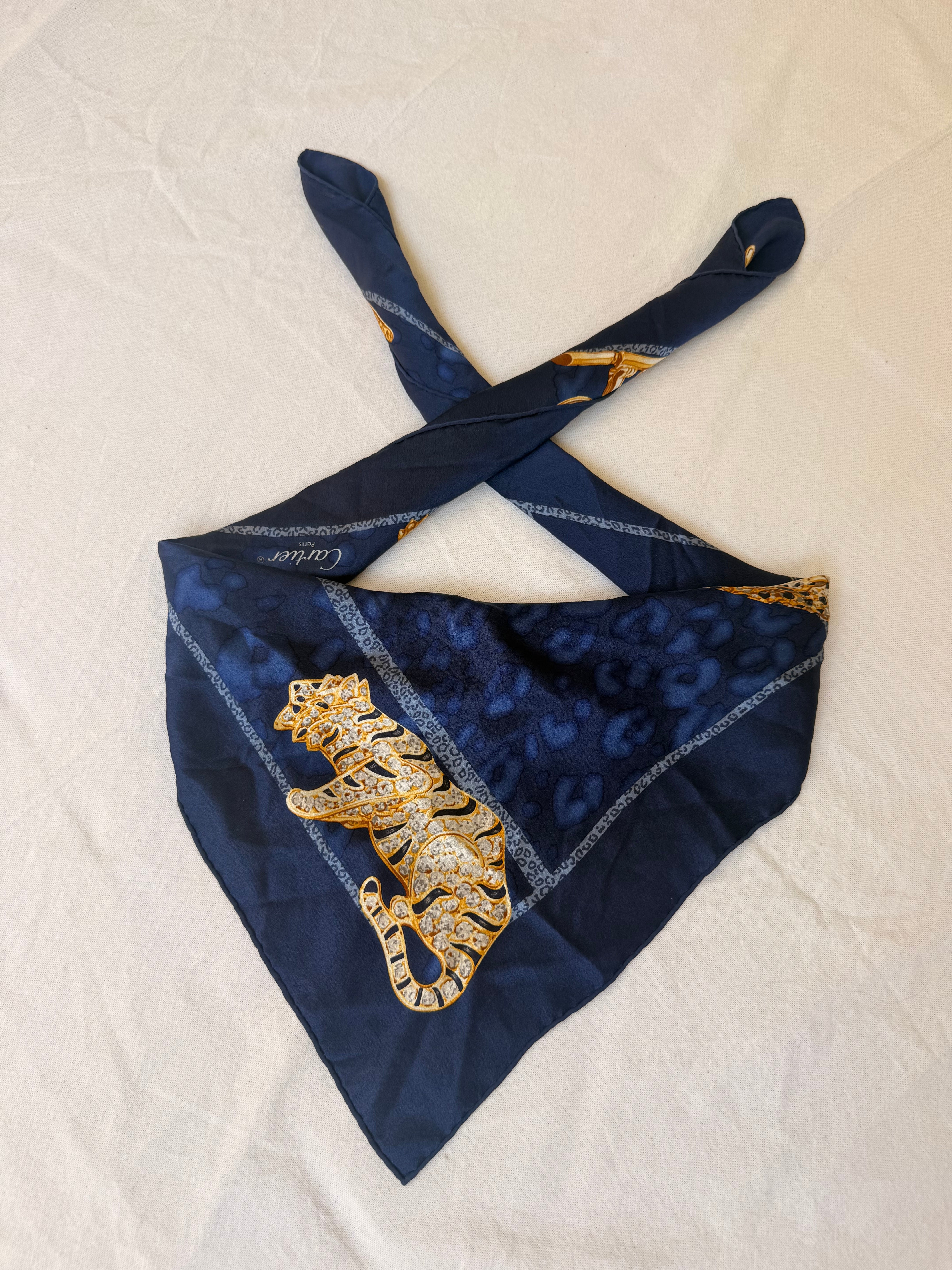 Foulard Cartier - Panthères et Félins