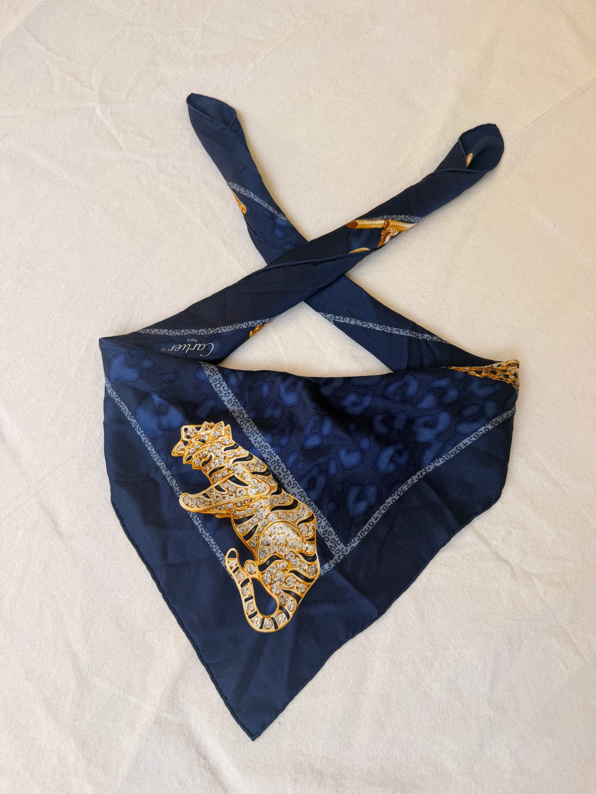 Foulard Cartier - Panthères et Félins