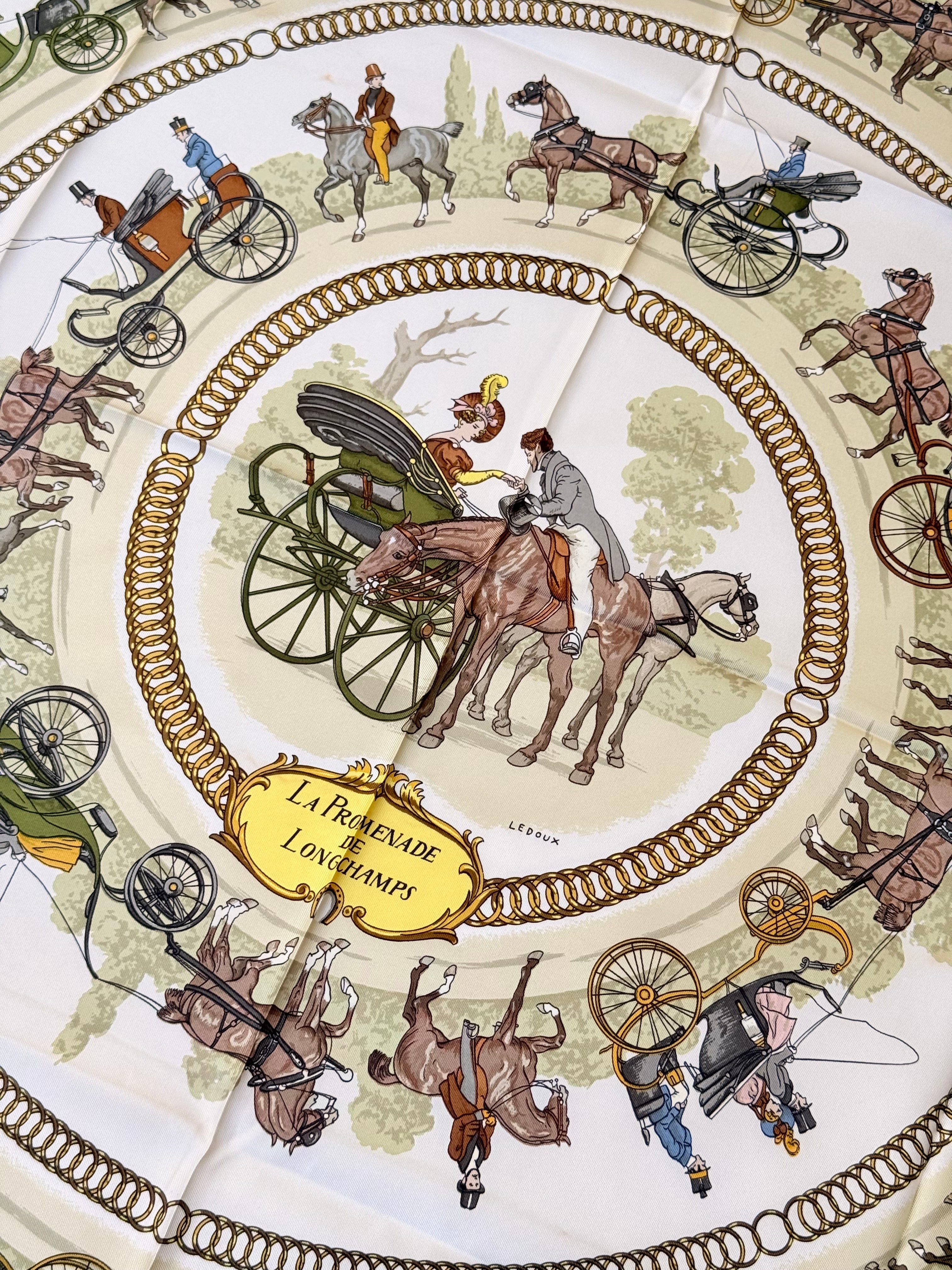 Foulard Hermès – Modèle Promenade de Longchamps
