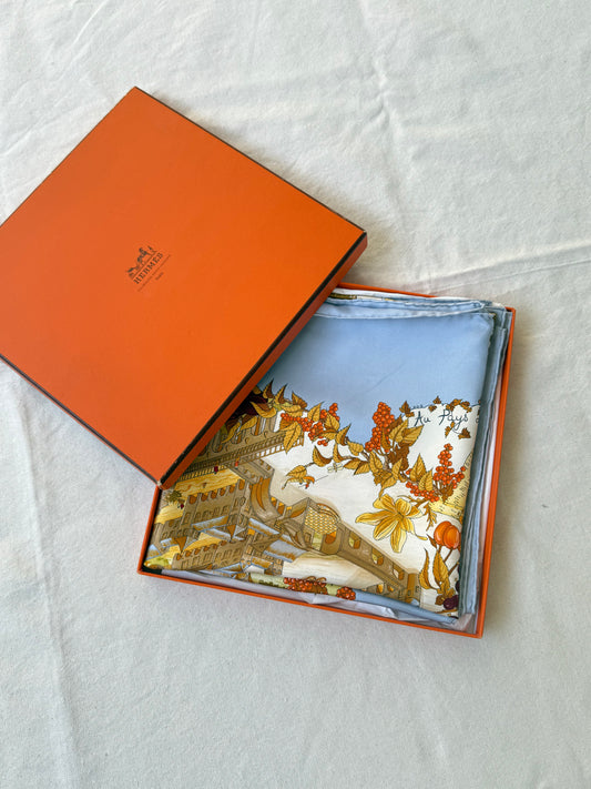 Foulard Hermès – Modèle Au pays de Cocagne