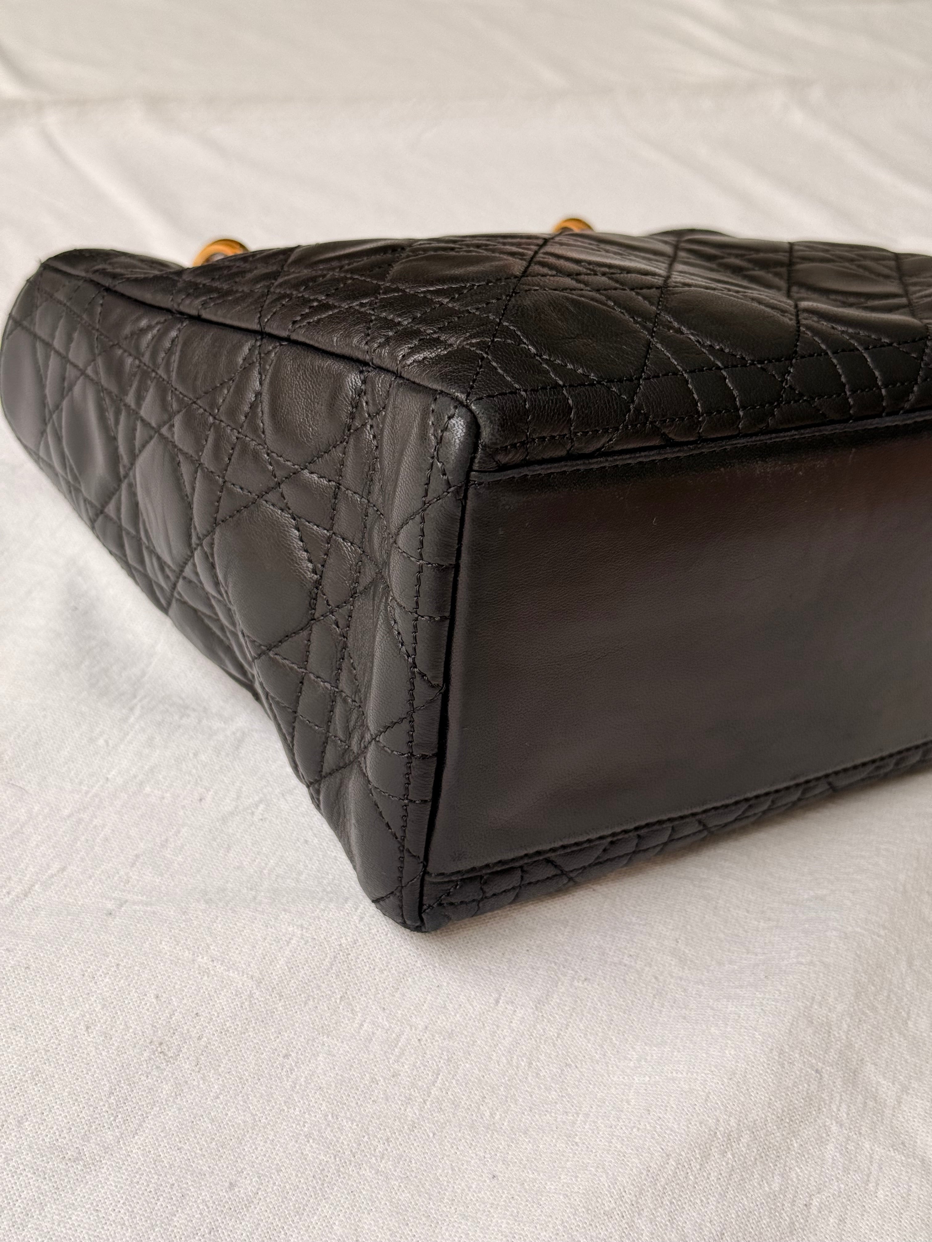 Sac Christian Dior vintage - Lady Dior 24cm