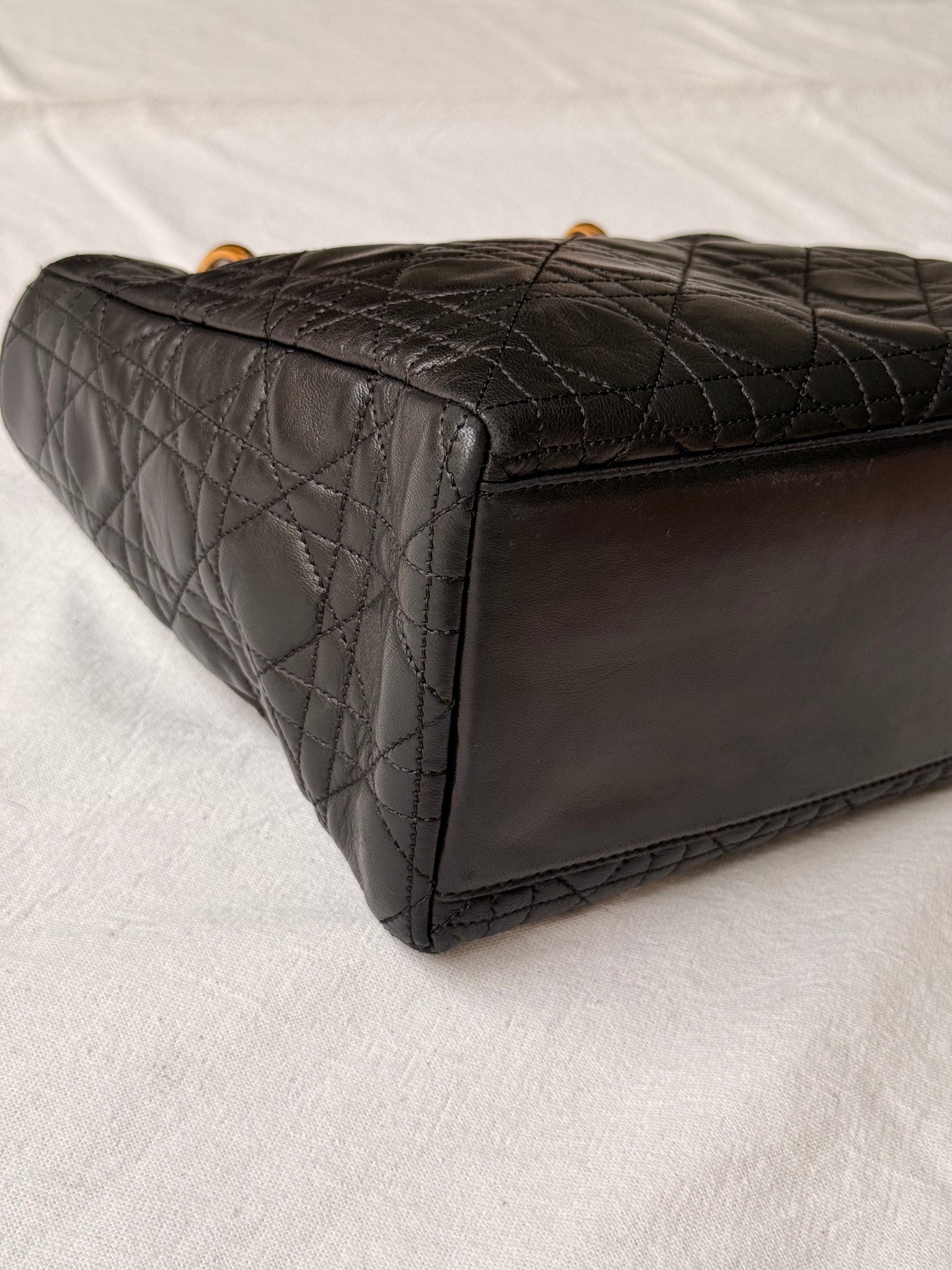 Sac Christian Dior vintage - Lady Dior 24cm