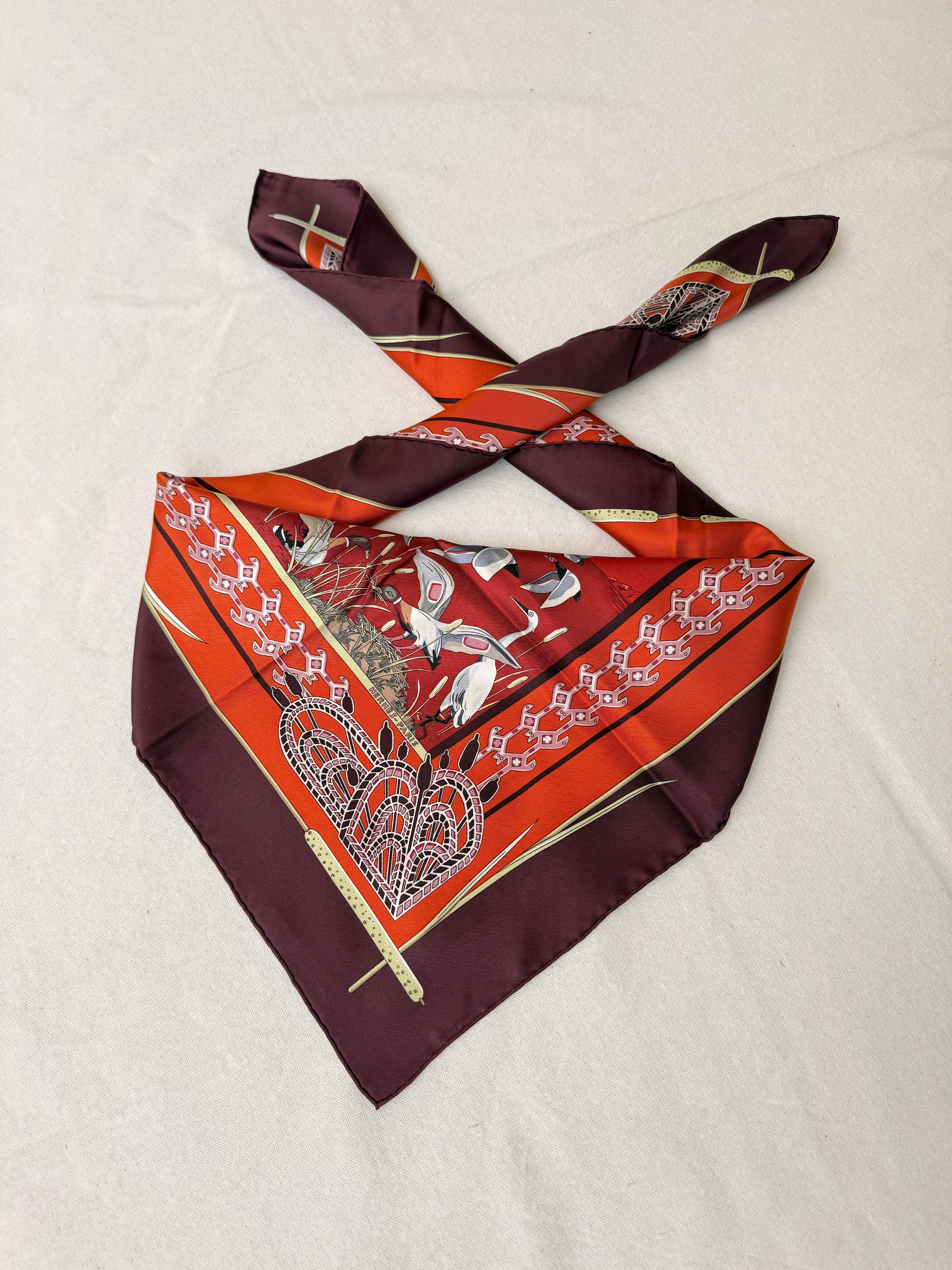 Foulard Hermès – Modèle Libres Comme L’Air