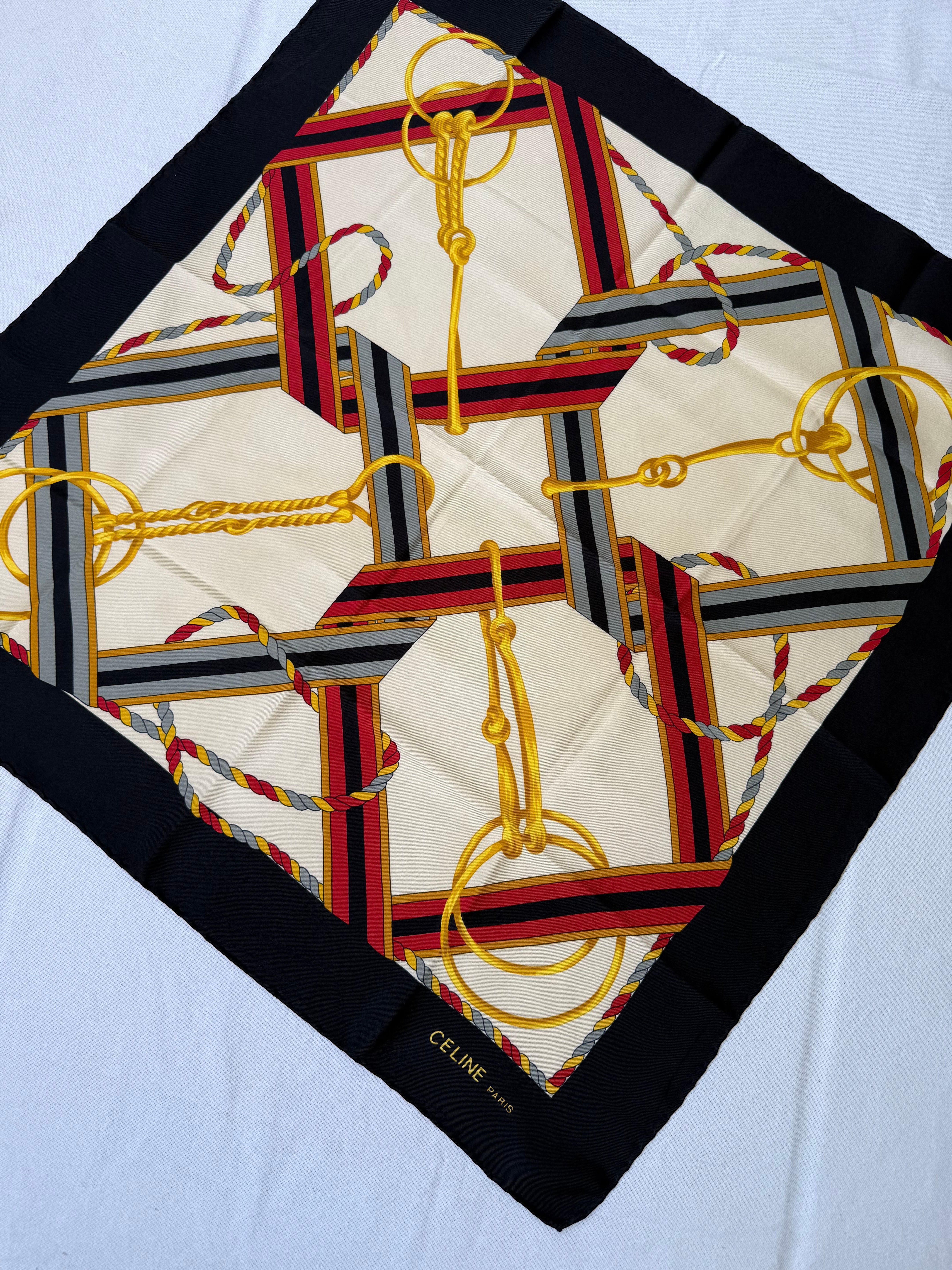 Céline Scarf – Straps and Rings