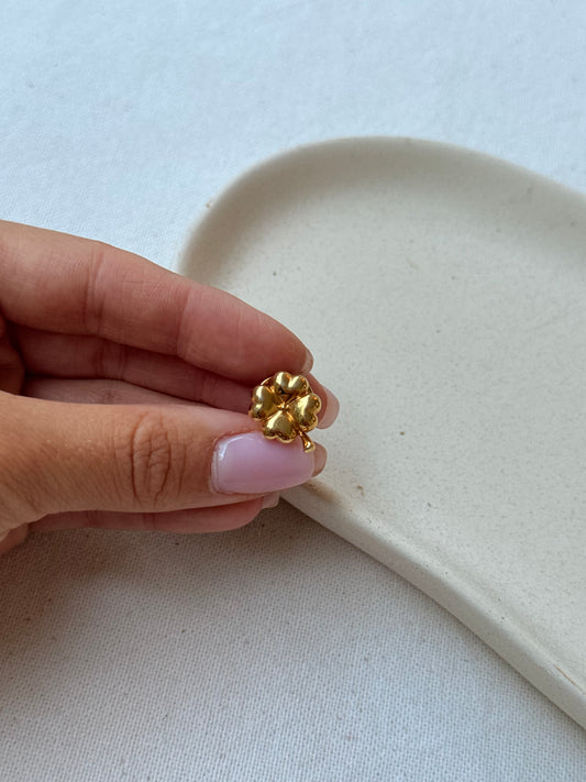 Broche vintage - Trèfle à quatre feuilles