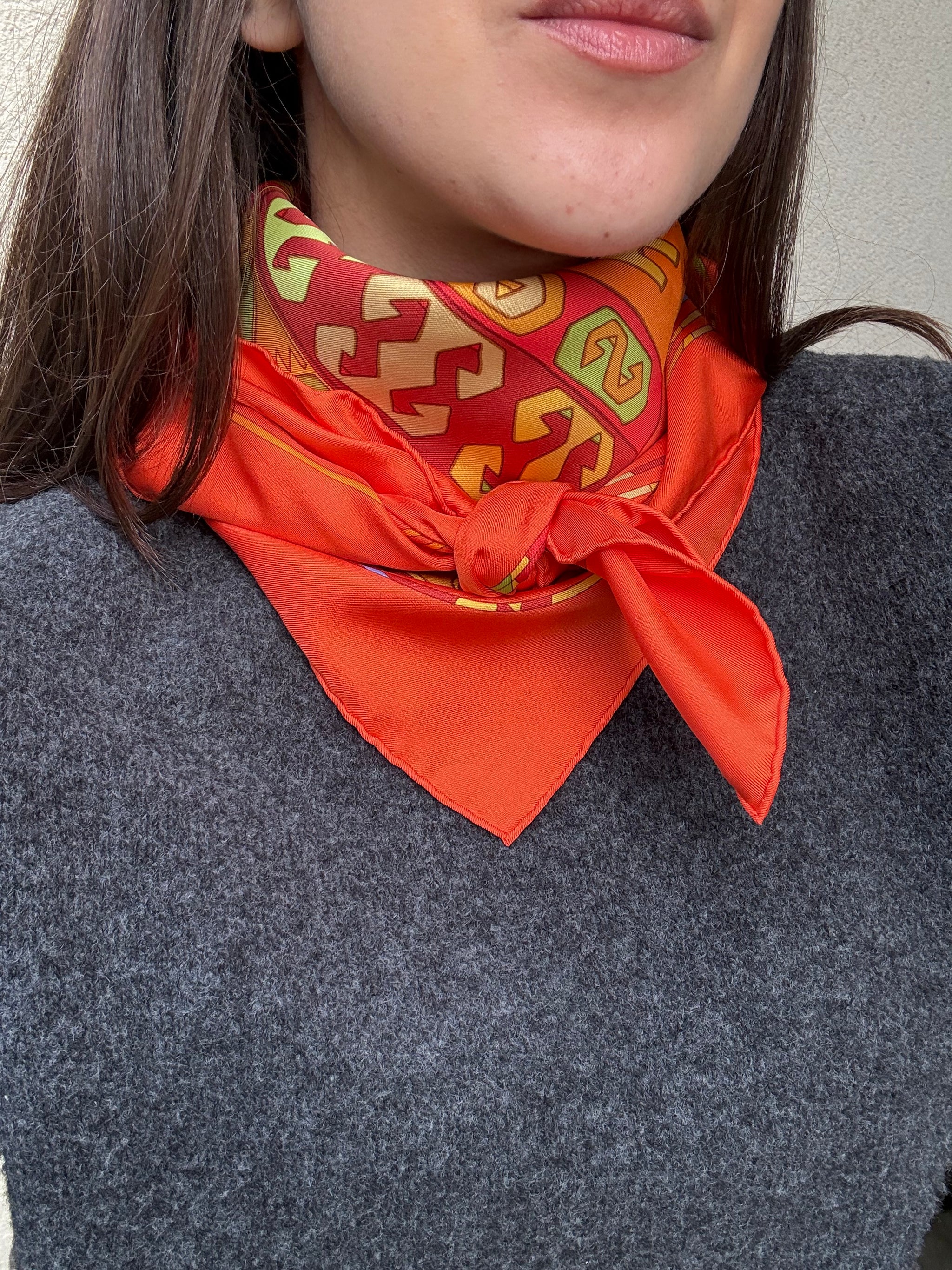Foulard Hermès – Modèle Kilim