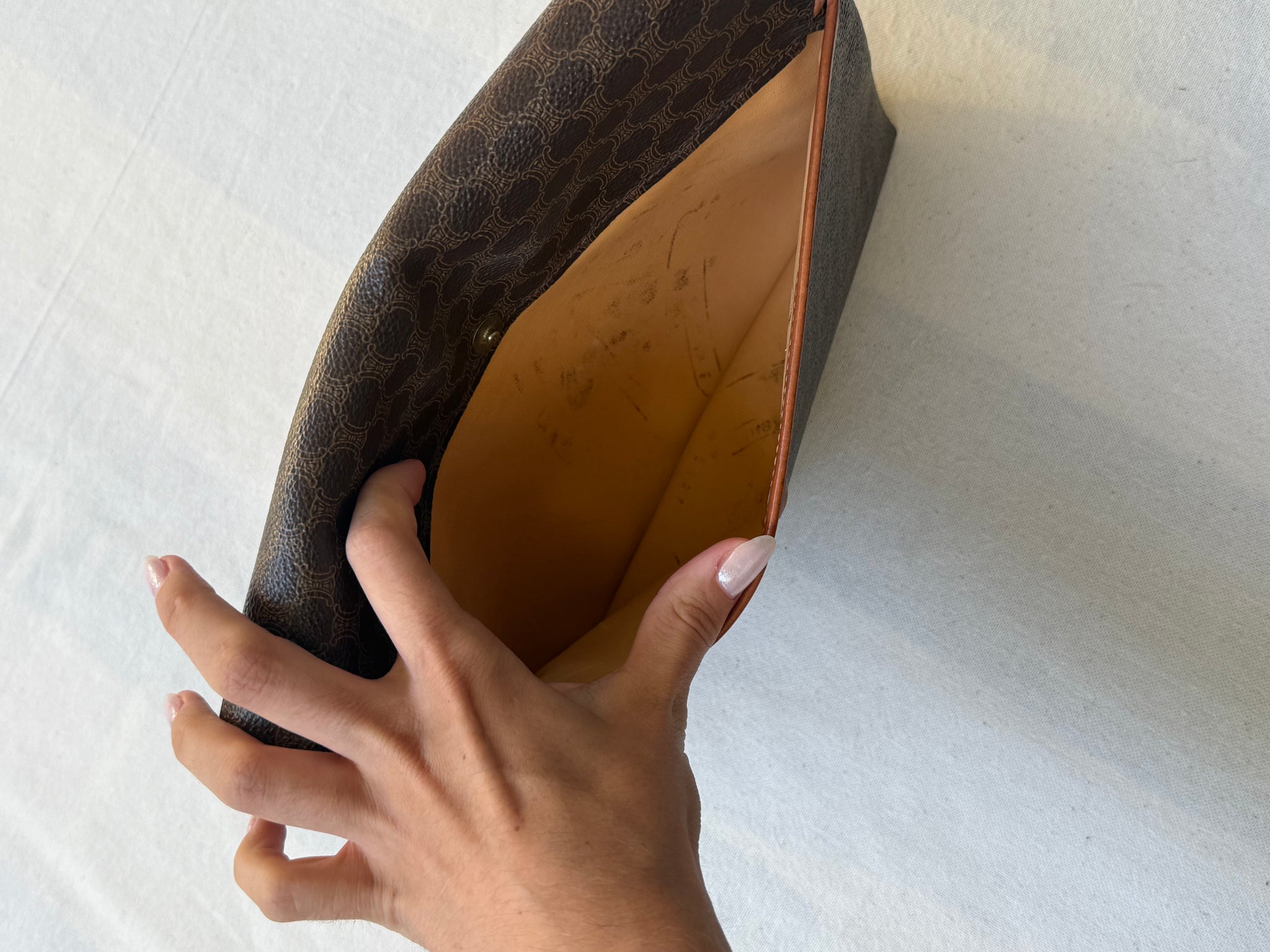 Pochette Céline vintage - Toile triomphe