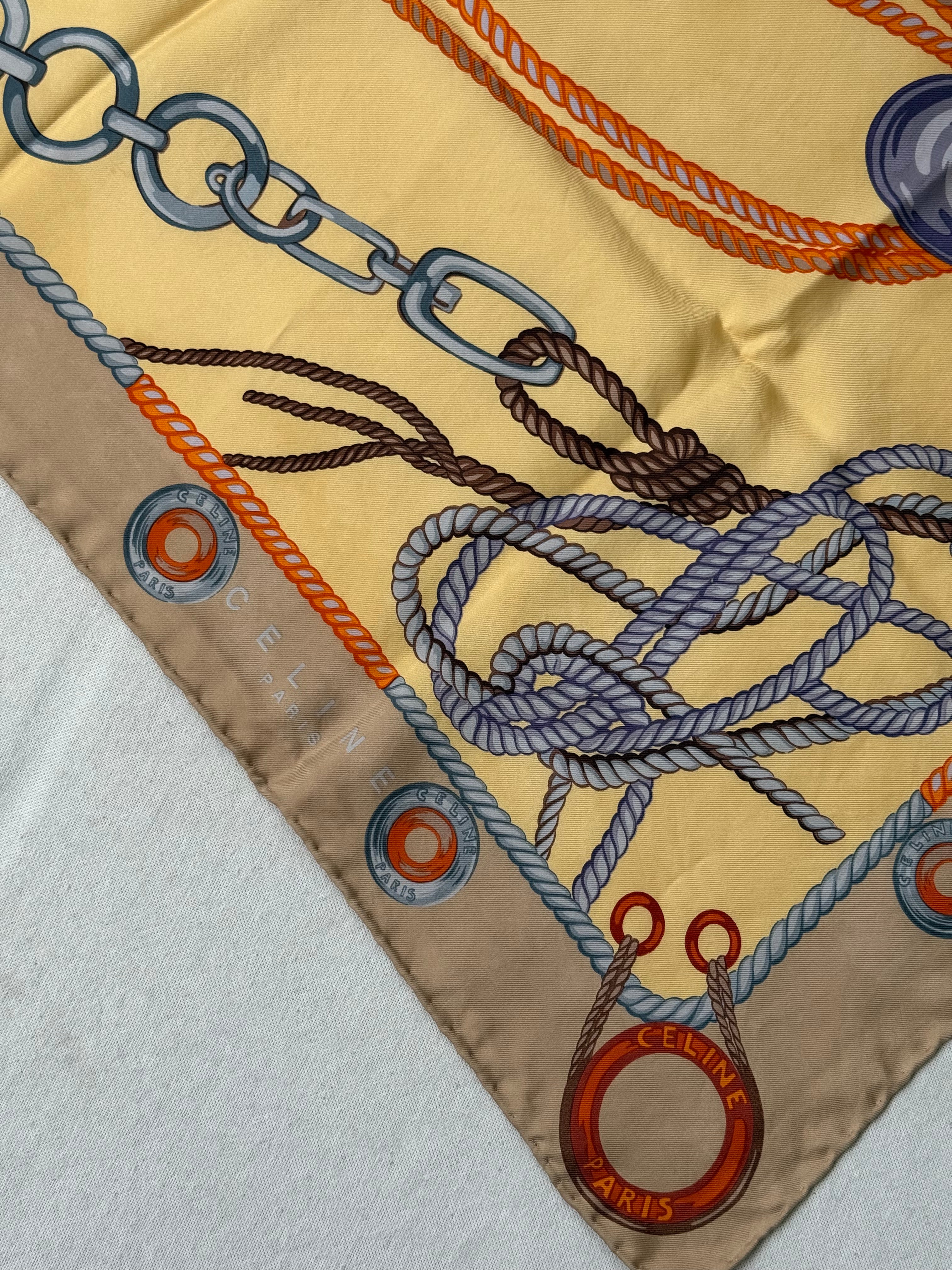 Foulard Céline – Cordages et chaînes