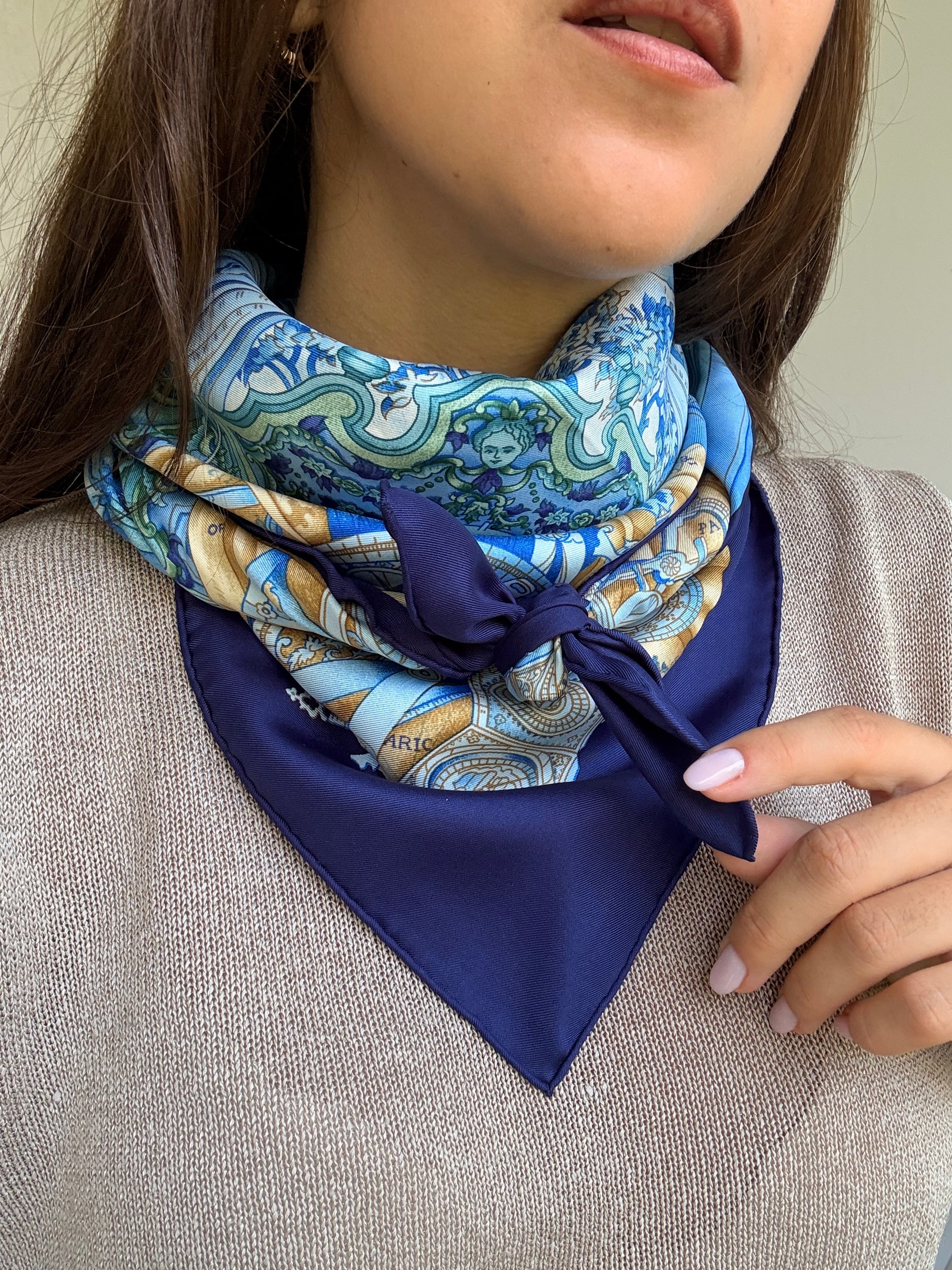 Foulard Hermès – Modèle Azulejos