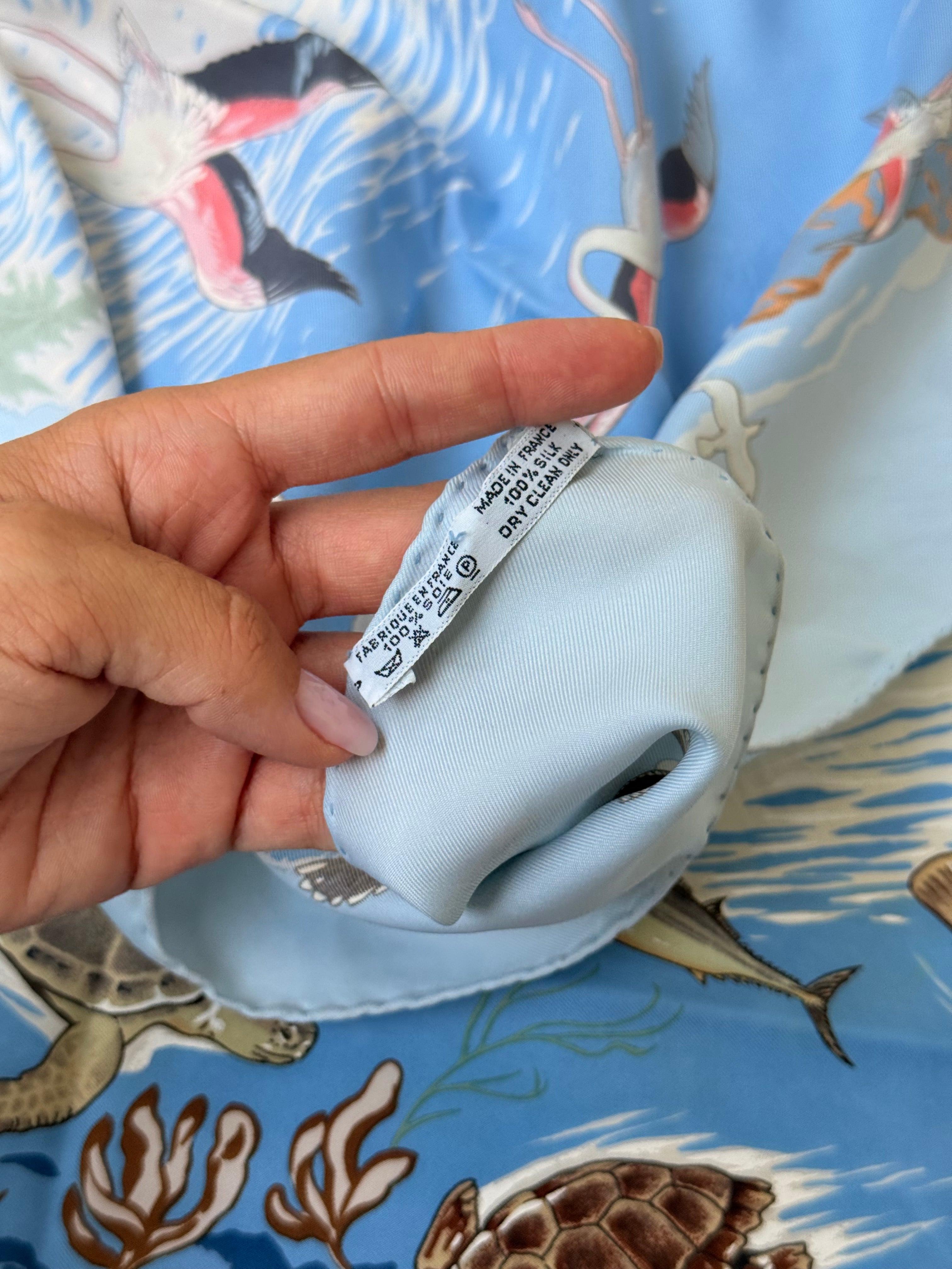 Foulard Hermès – Modèle La vie précieuse de la Méditerranée