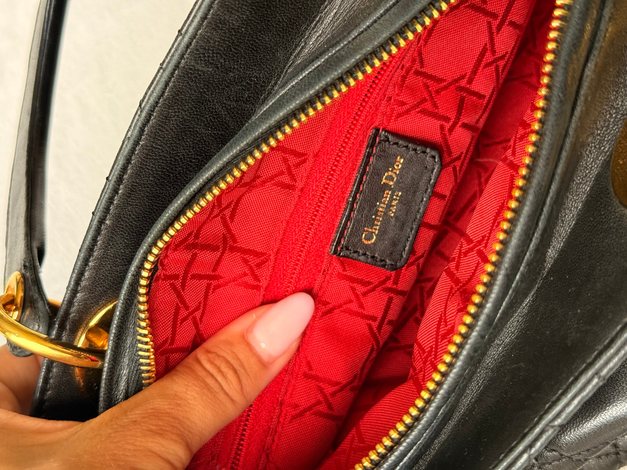 Sac Christian Dior vintage - Lady Dior 24cm