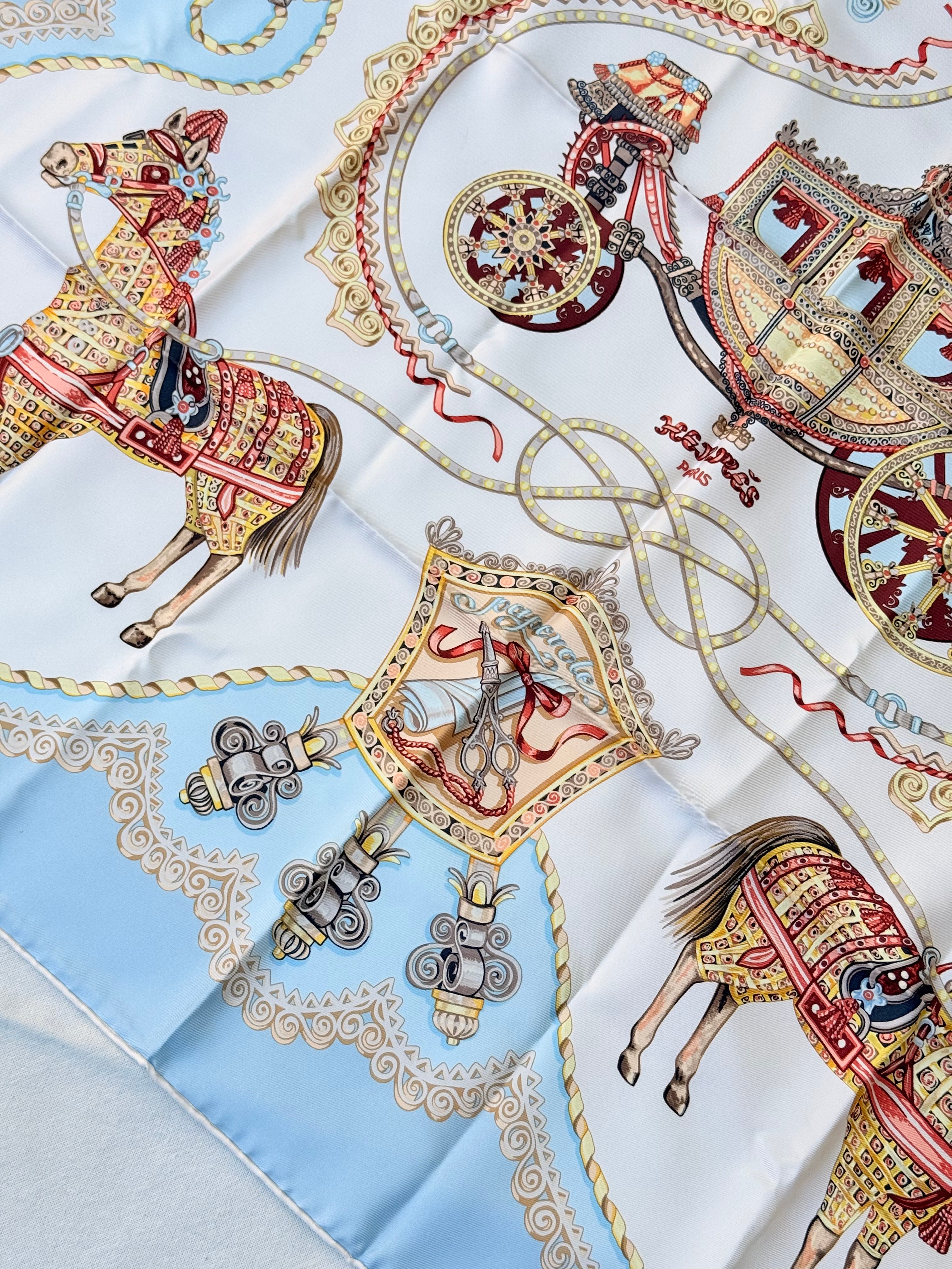 Foulard Hermès – Modèle Paperoles