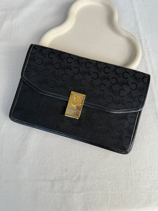 Pochette Céline vintage - Toile noire