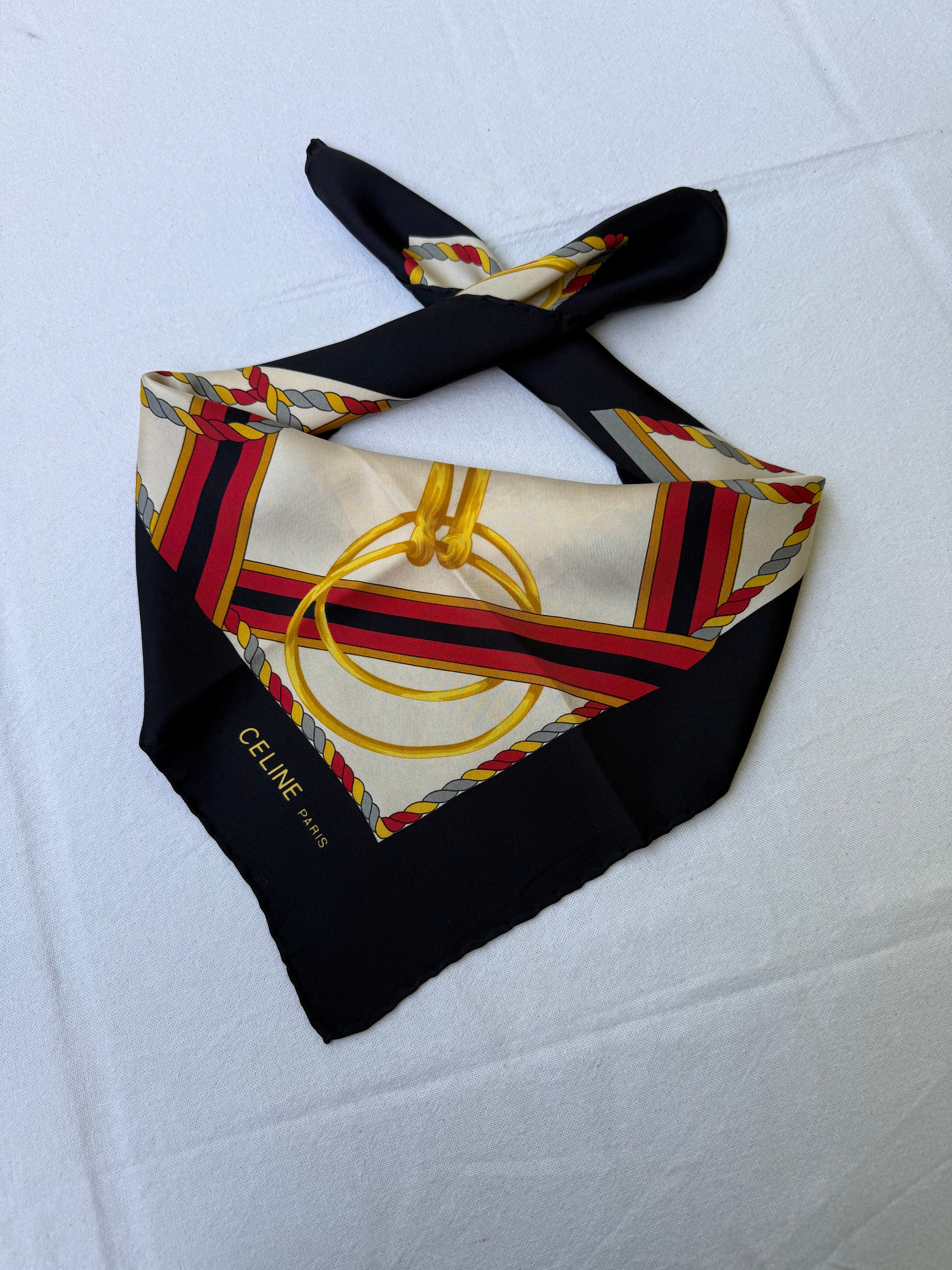 Céline Scarf – Straps and Rings