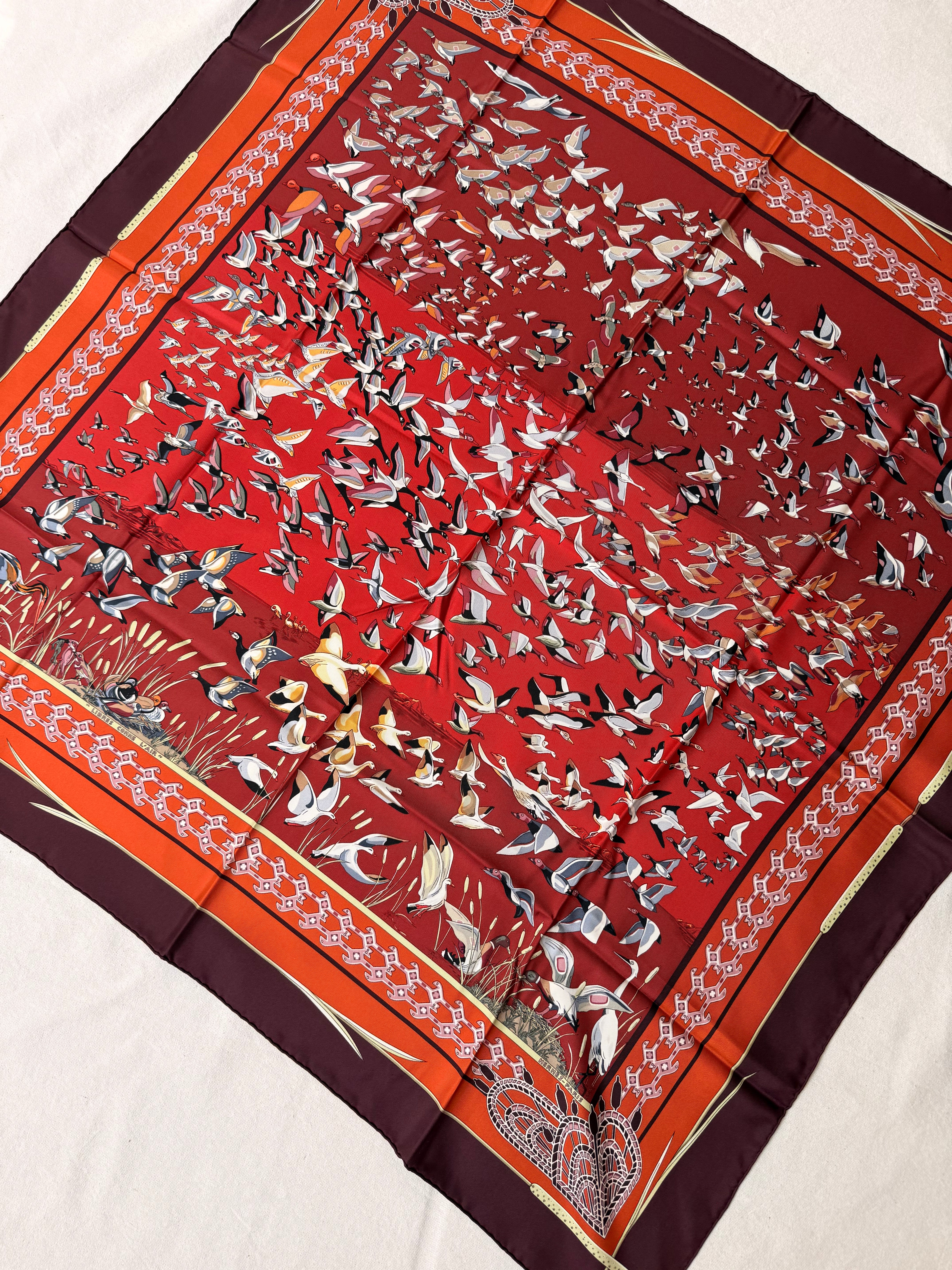 Foulard Hermès – Modèle Libres Comme L’Air