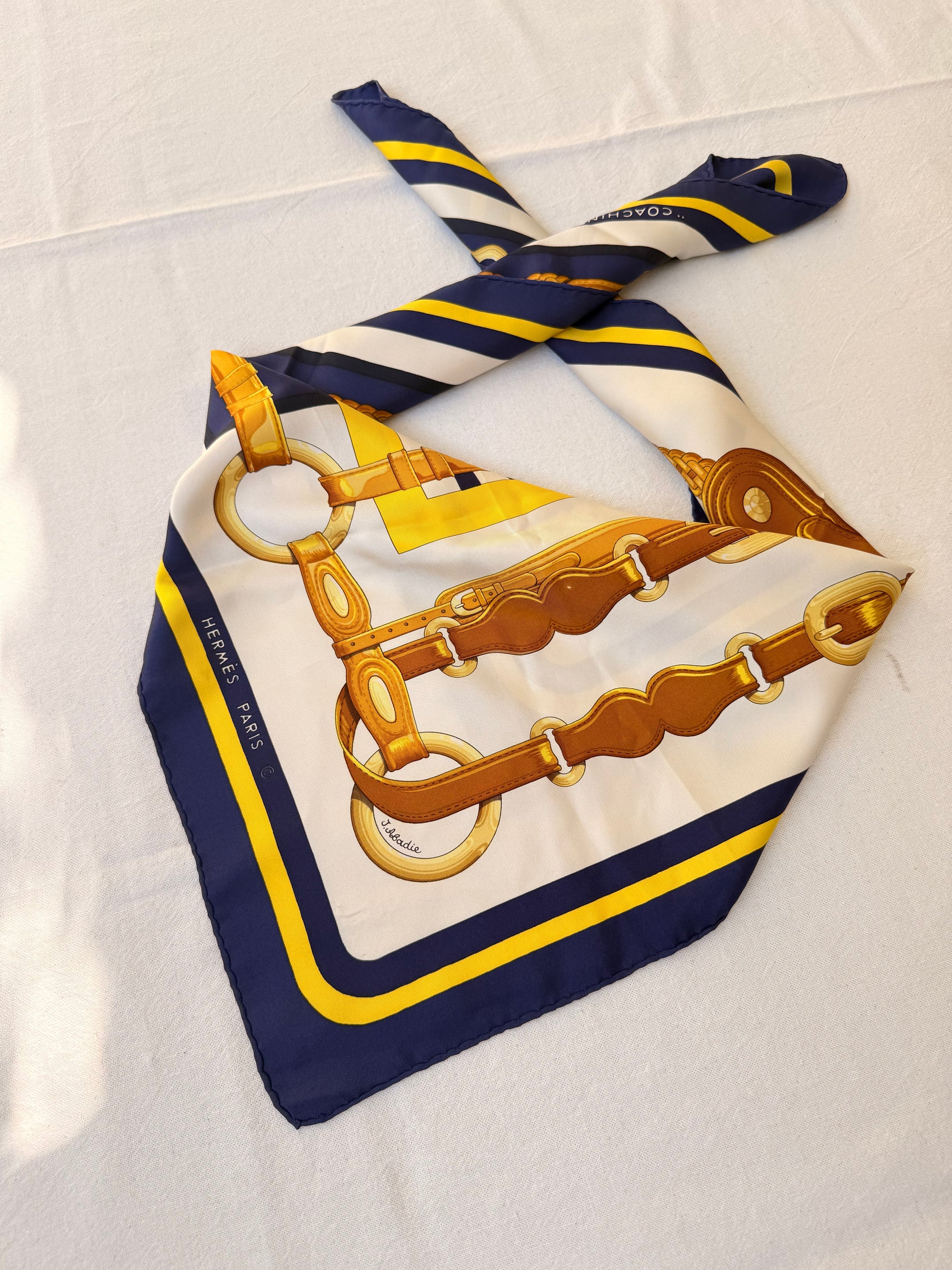 Foulard Hermès – Modèle Coaching