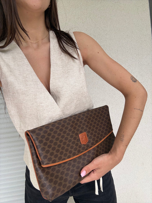 Pochette Céline vintage - Toile triomphe